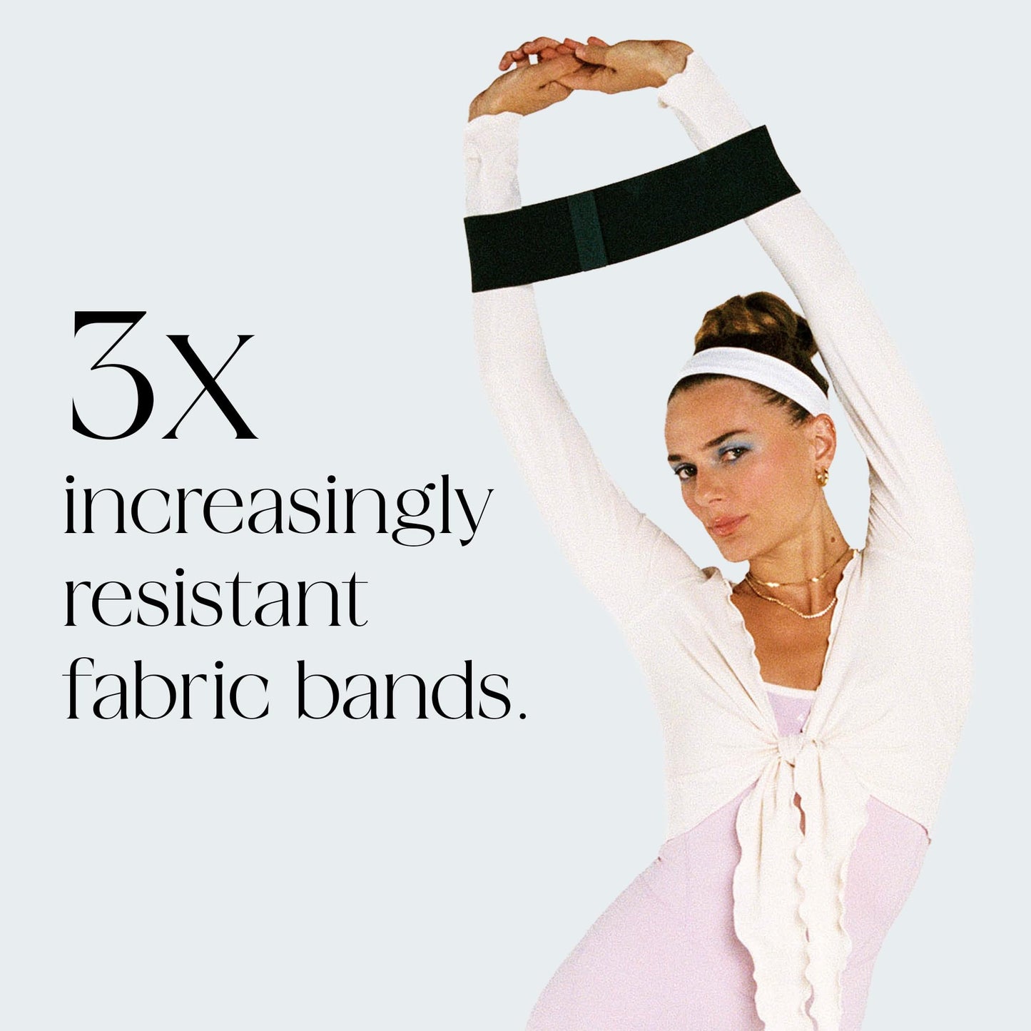 Bala Bands Resistance Bands for Women & Men - Fabric Exercise Bands for Working Out - Wrist, Ankle, Legs & Booty Bands - Workout Resistance Bands for Yoga, Pilates, Strength Training