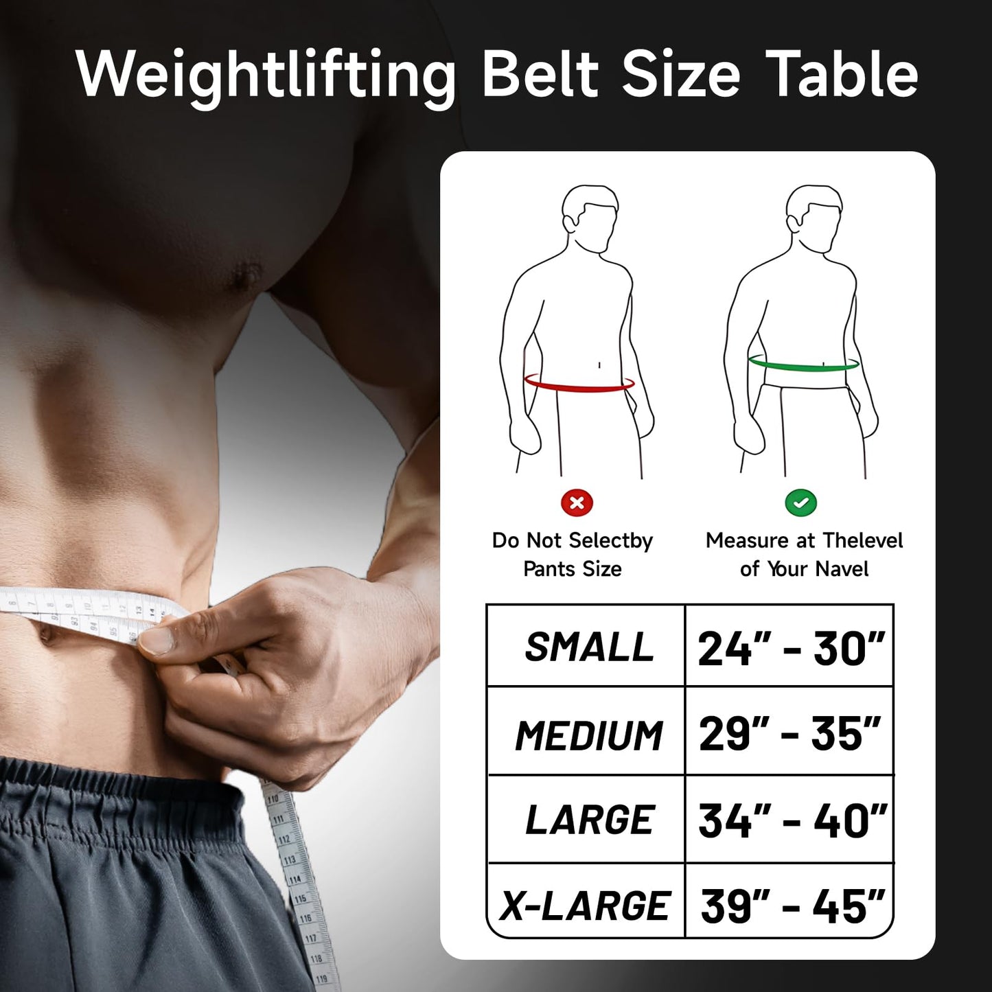 MANUEKLEAR 10mm Thick & 4inch Wide Weight Lifting Belt Lever, Lever Belt Weightlifting for Men and Women, Powerlifting Lever Gym Belt for Squat Deadlift Workout (Black, L(34-40inches))
