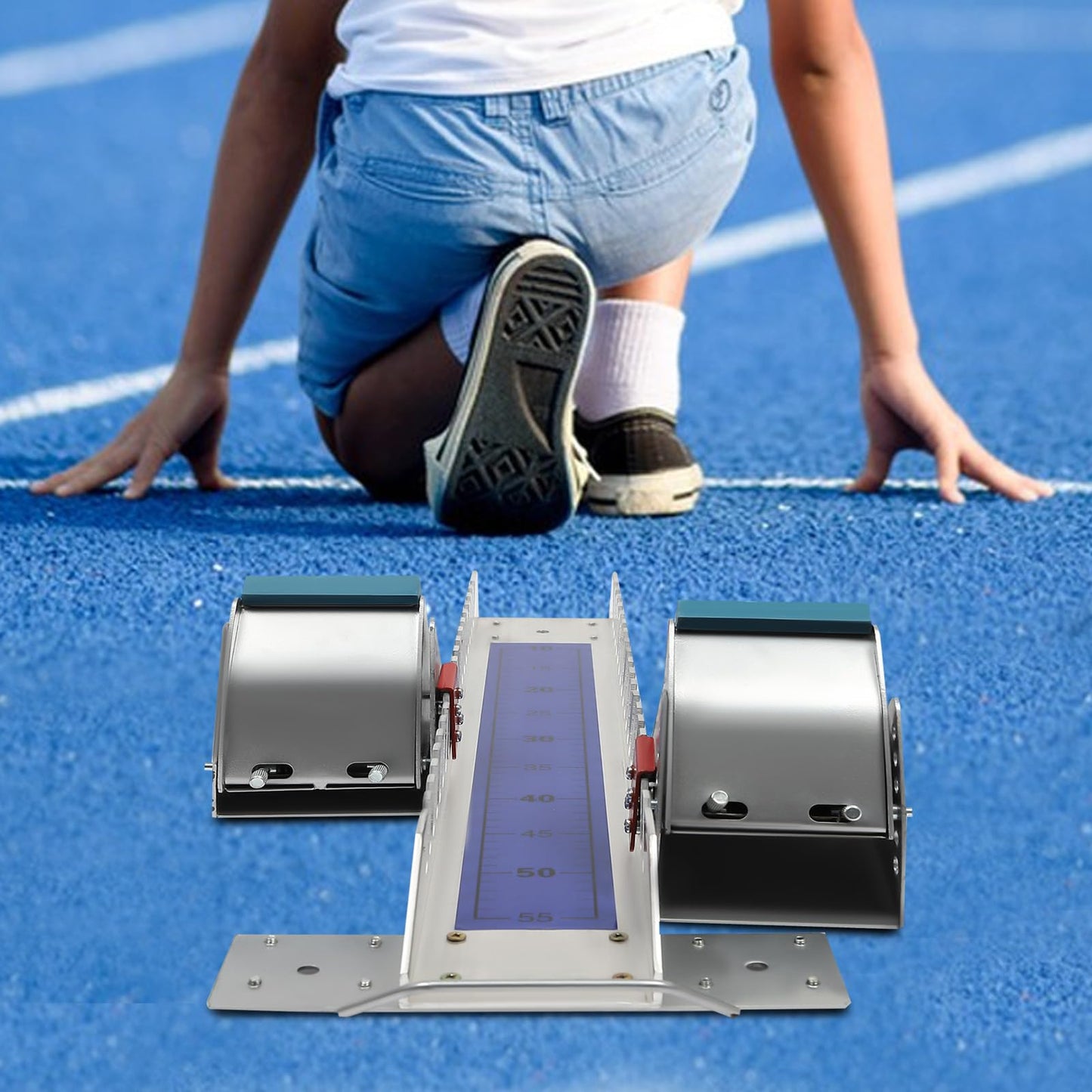 Mlonausz Athletics Track Starting Block Runway Track Sports Starting Block for Athletes