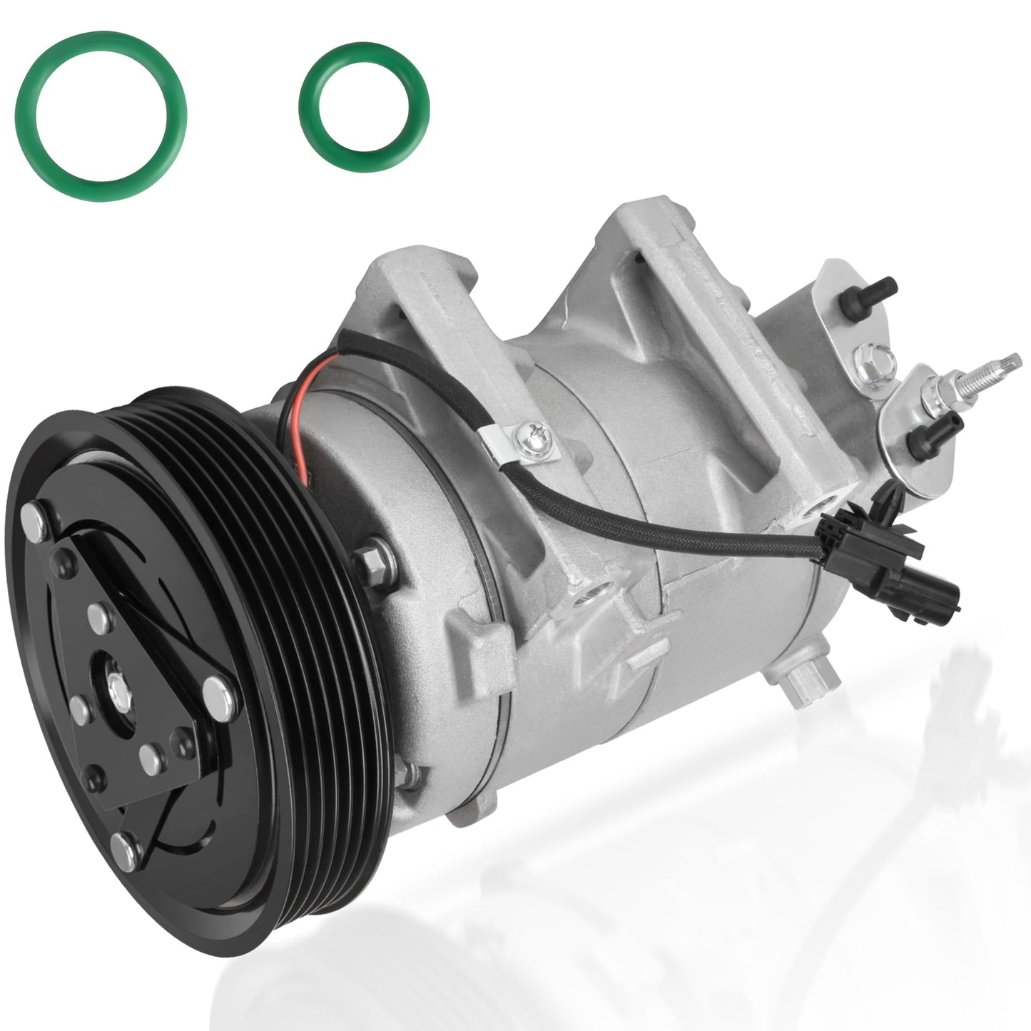 HYR AC Compressor with Clutch Fit for Nissan Rogue 2.5L 2008-2013, Rogue Select 2.5L ‎‎2014-2015, Replace# CO 11200C 97490 92600JM01C Air Conditioning Compressor