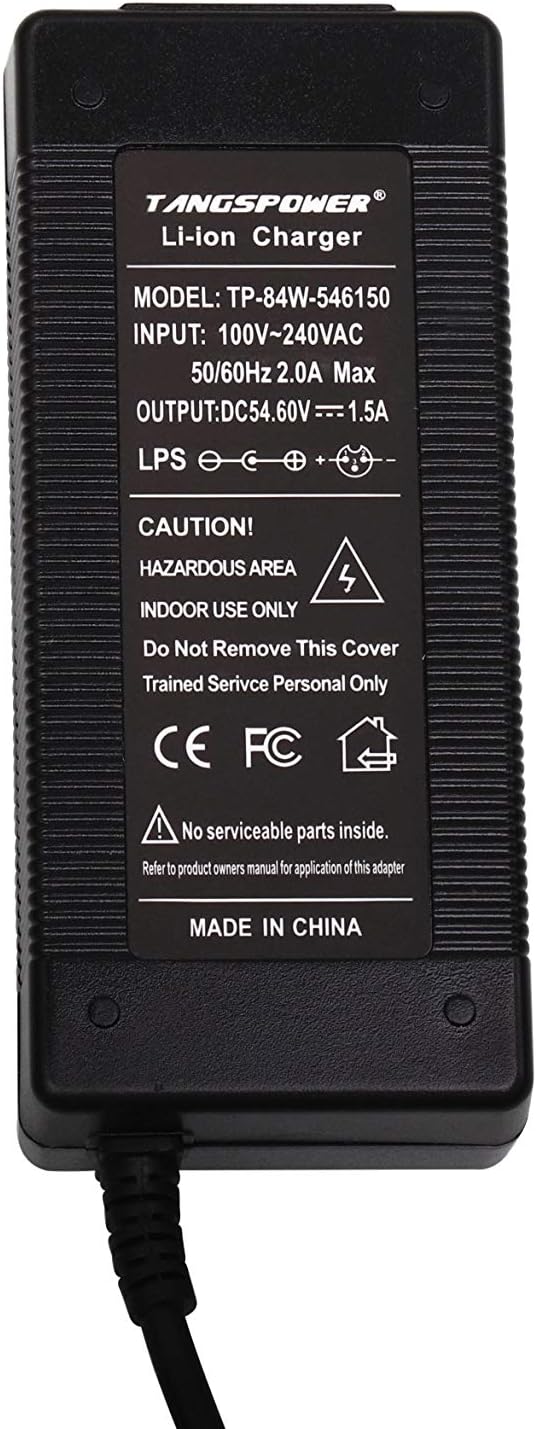 TANGSPOWER 48v 54.6V 48Volt 48V 13S 5.5 Battery Charger Power Supply Adapter Charger for JetsonHaze Lithium-ion Battery