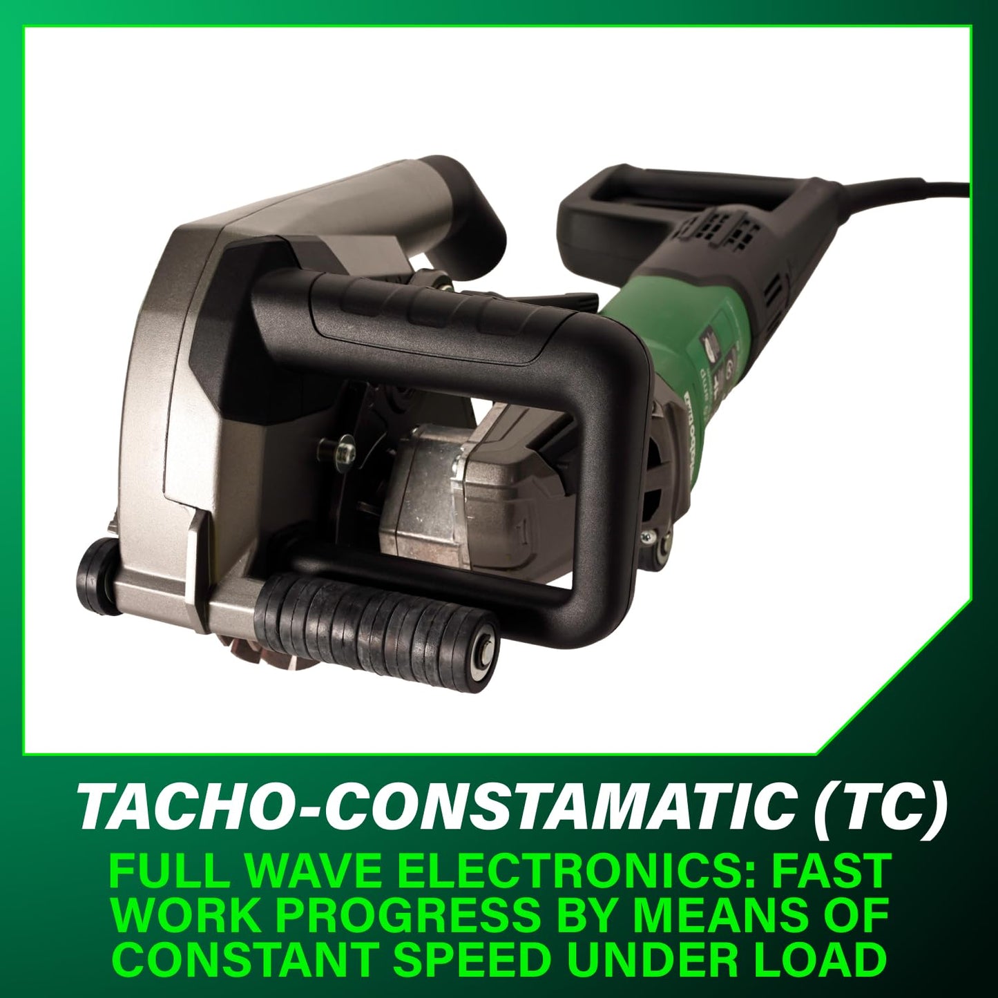 Metabo HPT MFE 40 Wall Chaser For Concrete, 5-Inch Cutting Disc, 15 Amps, High-Power Drive System, Tacho-Constamatic Electronics, Dust Protection, Torque Limiting Clutch, Made in Germany, 646040620
