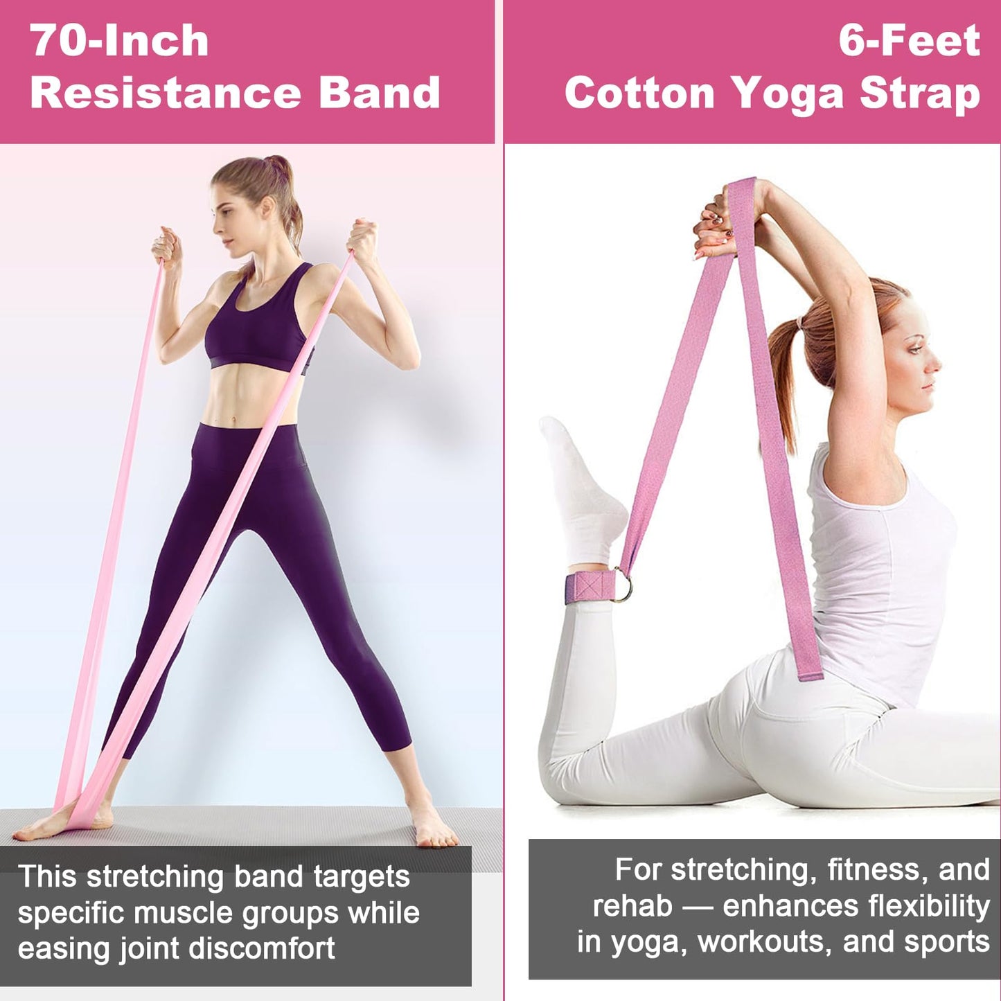 Dilobio Pilates Kit, Home Pilates Essentials Kit for Women, Pilates Equipment Ring and Ball Set with 5 Resistance Bands, Hip Thrust Belt & Grip Socks Accessories, Toning Home Workouts Starter Set