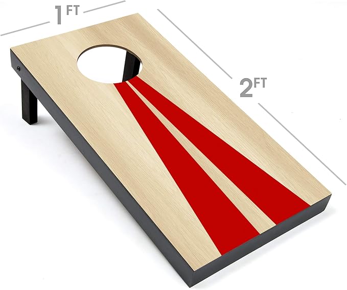 GoSports 2 ft x1 ft Portable Size Cornhole - Choose Classic or Wood Designs - Game Set with 6 Bean Bags - Great for Indoor & Outdoor Play