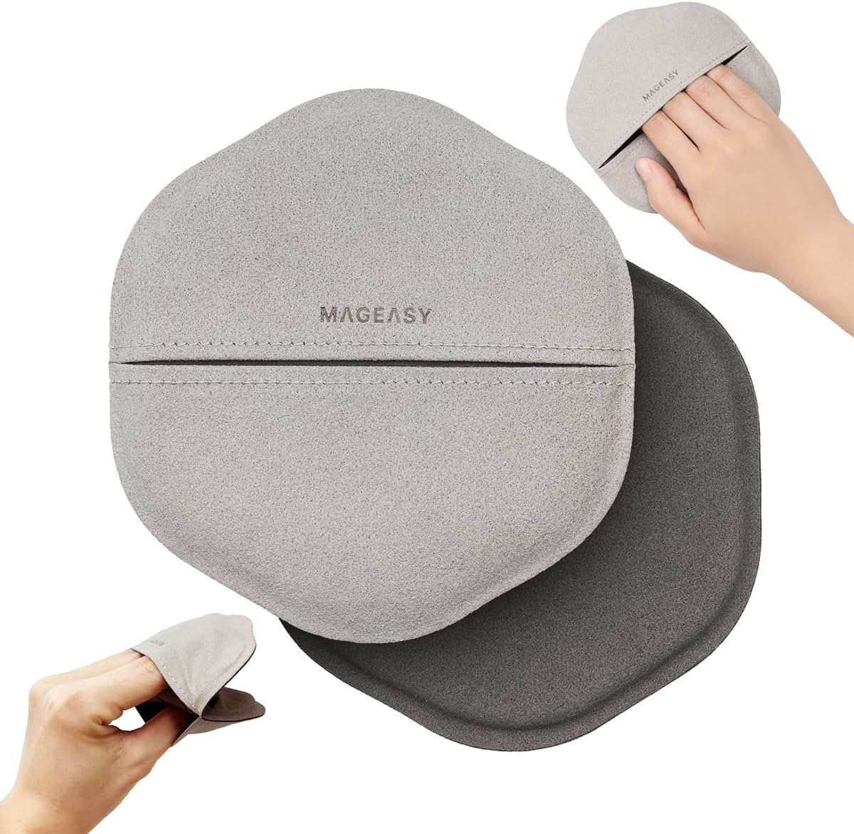 MAGEASY Microfiber Cleaning Cloth for Electronics, iPhone iPad MacBook, Car Screen Cleaner, Keyboards, Eye Glasses