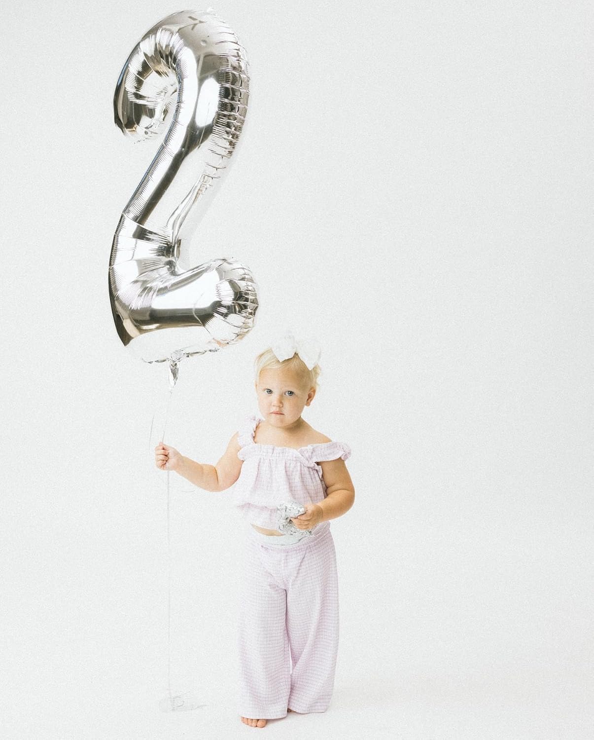 Silver Number 40 Balloon - 40 Inch Giant Foil Decoration for 40th Birthday Party Supplies