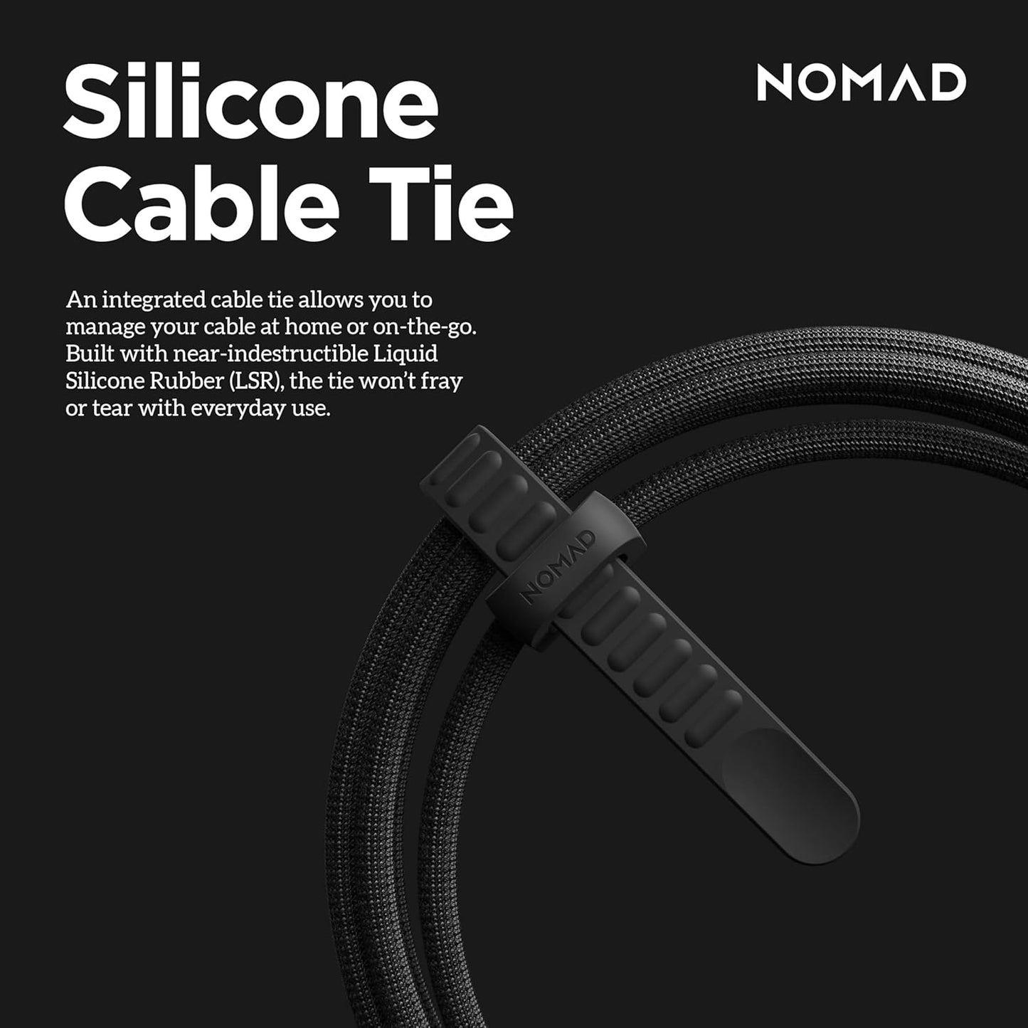 V3, 1.5M NOMAD USB-C Cable Carbide USB-C Built with Kevlar, USB Type C to USB Type C Cable Fast Charging