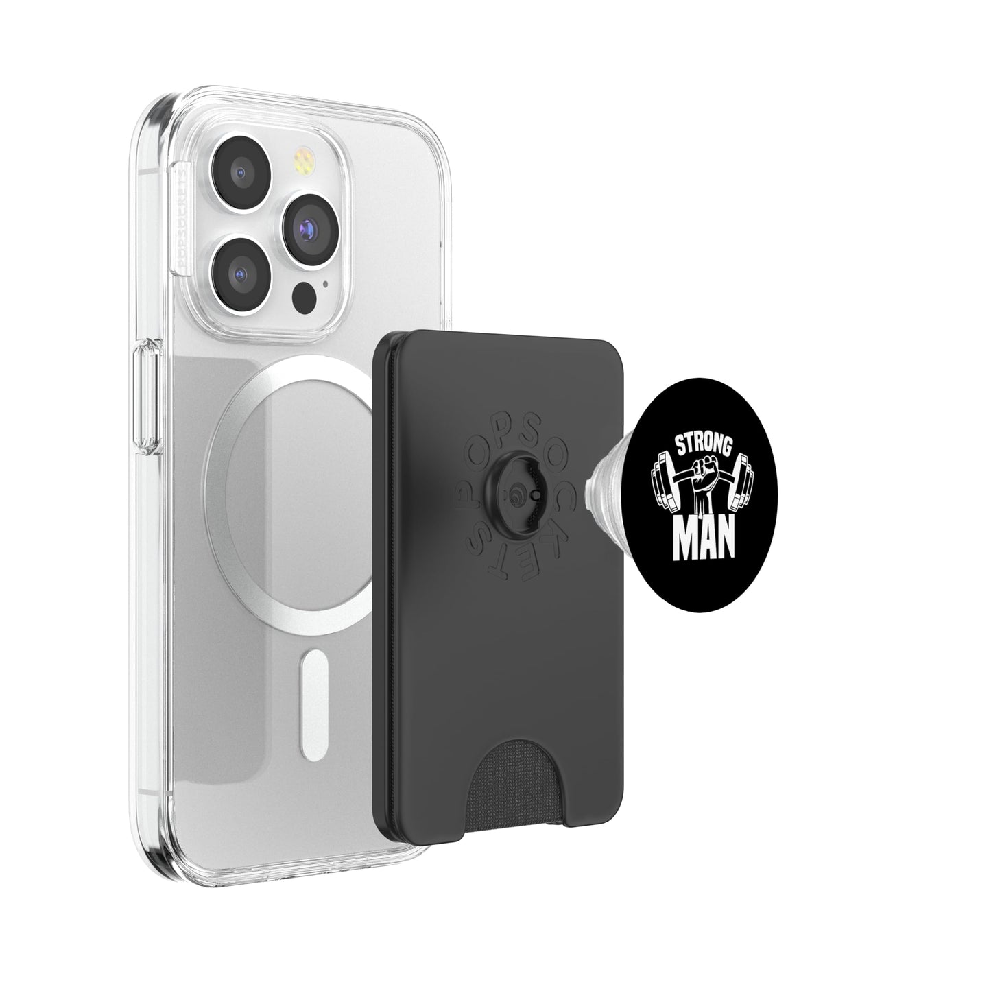 Strongman Gym Yoke Log Dumbbells PopSockets PopWallet for MagSafe