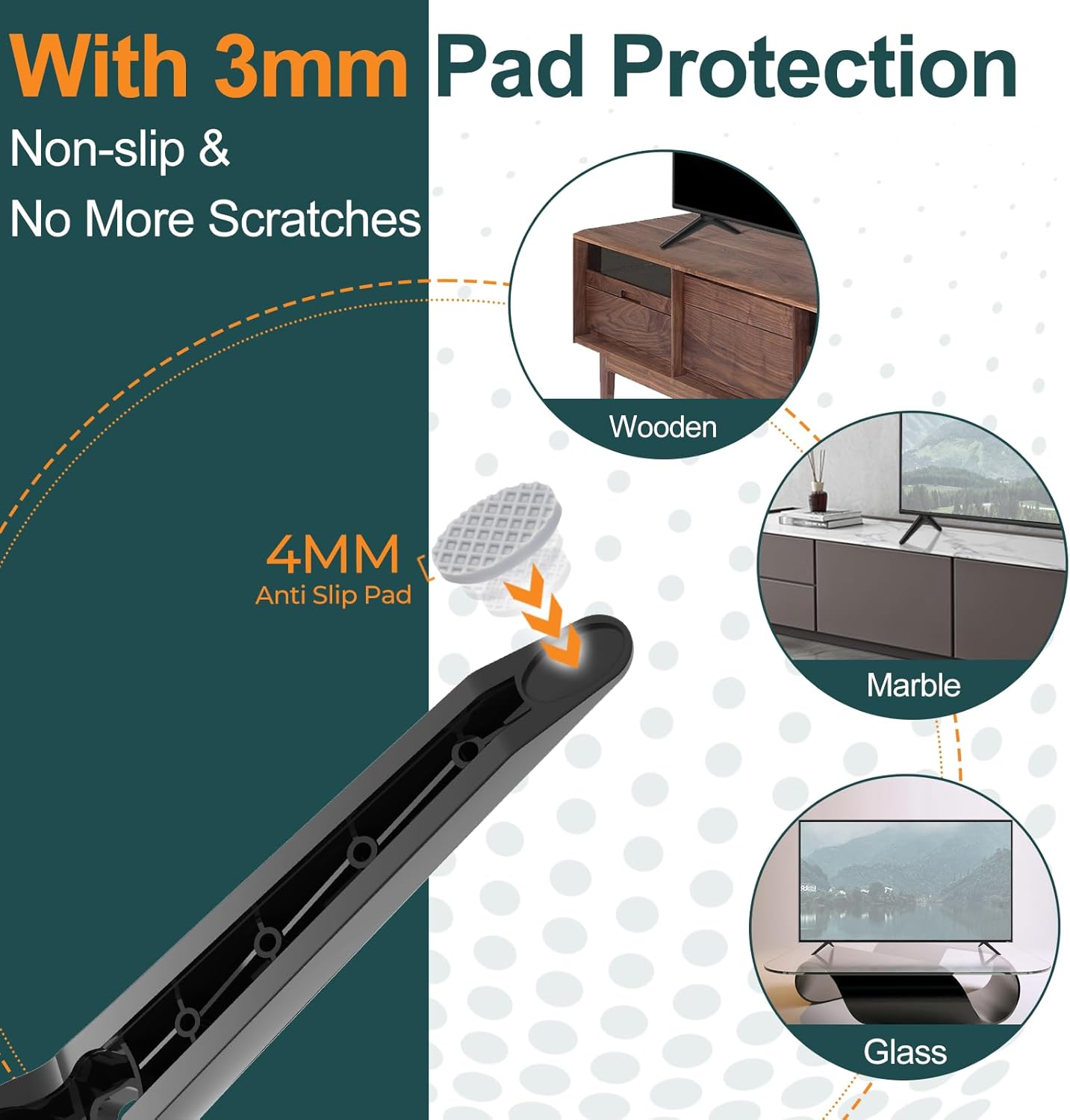 Yaotieci 55 inch 32 inch 50 inch 55S525 55S450F 55S410R 55S450R 50S450R 50S425 32S330 32S327 32S325 TV legs for TCL
