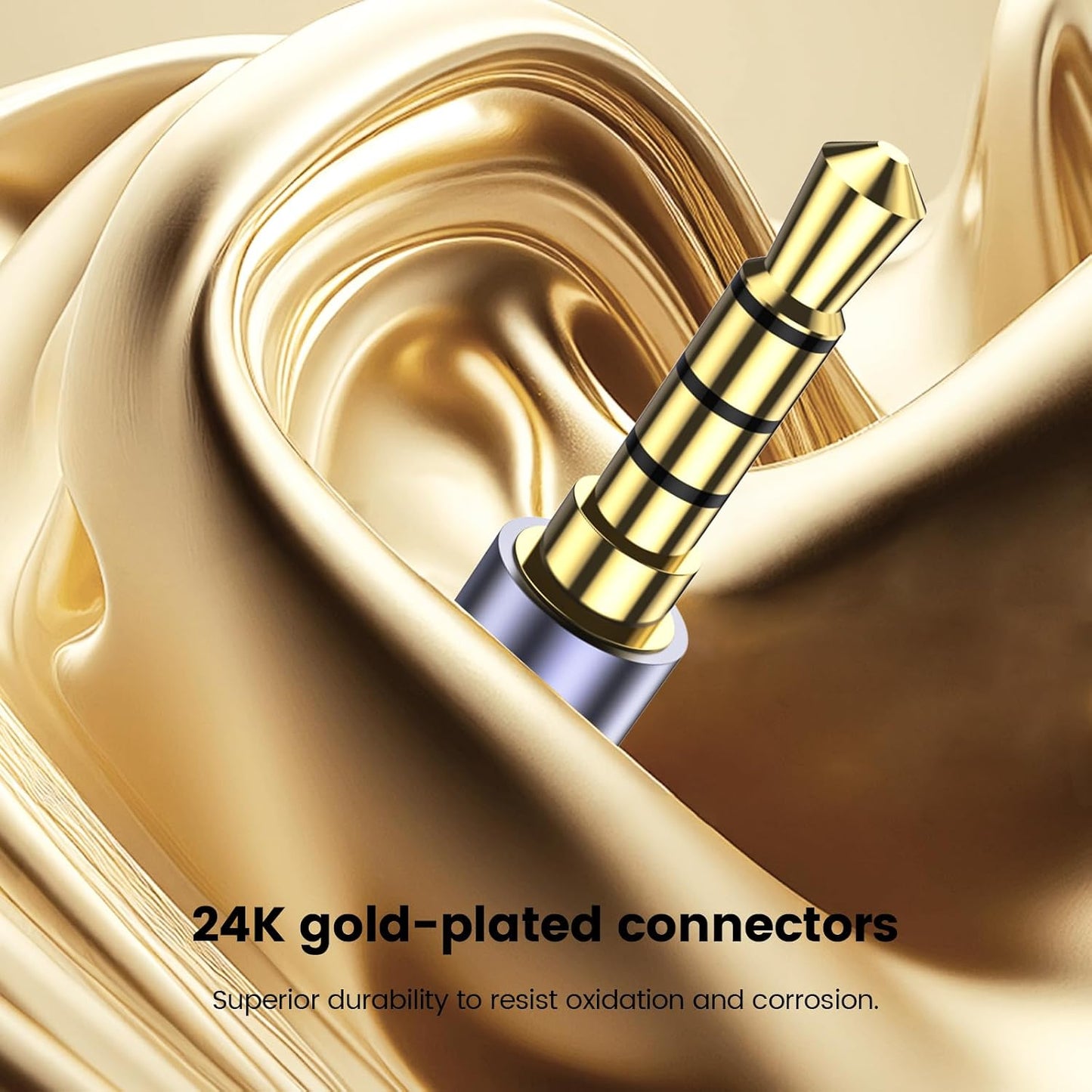 3.5mm 3.5mm 4-Pole PS4, Headset, MOSWAG Audio Cable Male to Male Audio Cable Hi-Fi Stereo TRRS Jack Aux Cable Nylon