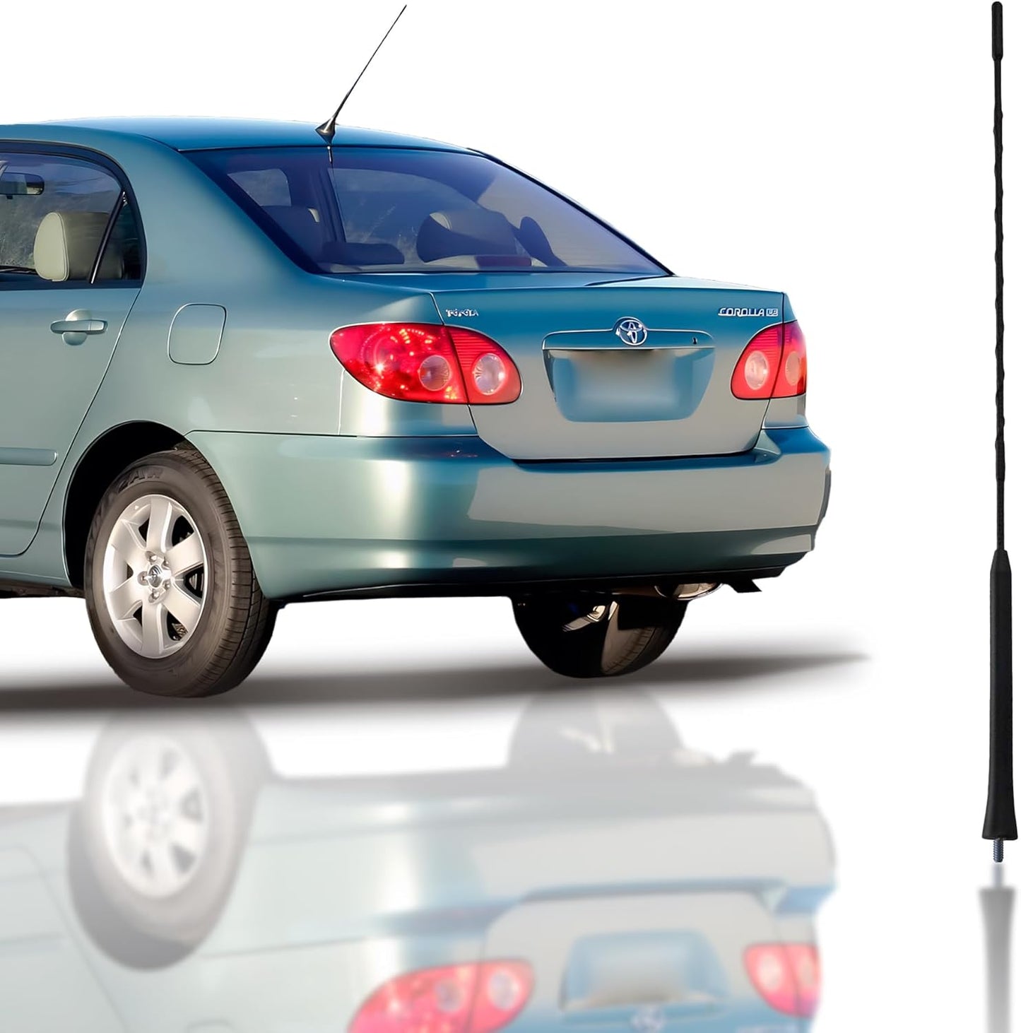 TrunkNets Inc 16 Inch Antenna Mast for Toyota Corolla Matrix Prius Yaris Solara