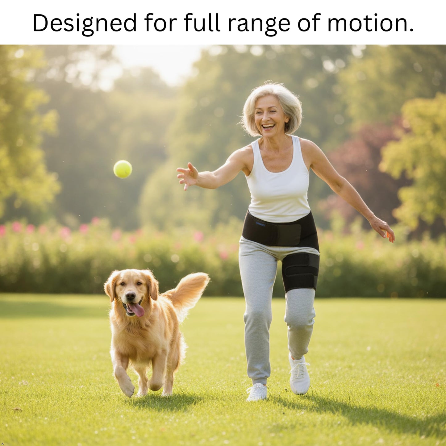 Hip Brace for Women, Men - Sciatica Brace - Groin Pull Compression Wrap - Sciatica Pain Relief Devices, Hip Brace for Sciatica Pain Relief Brace, Sciatic Relief Devices, Sciatic Nerve Pain Relief, Thigh Compression Sleeve, SI Belt, Hamstring Compression S