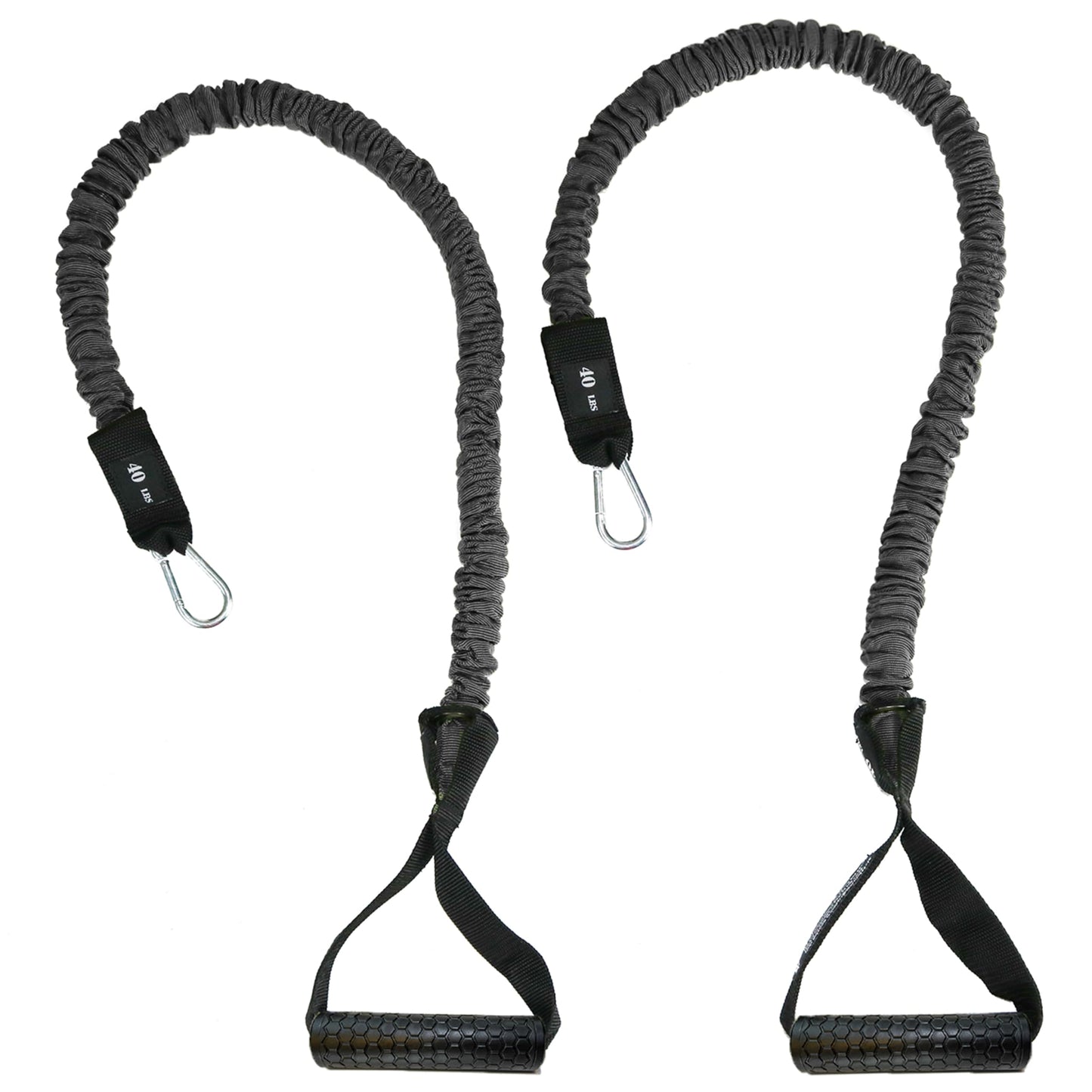 Resistance Cords - Cross Anchored Shoulder Resistance Bands - Ideal for Dynamic Warmups and Physical Rehab - One Pair of 40 lbs Cords - 4KOR Fitness