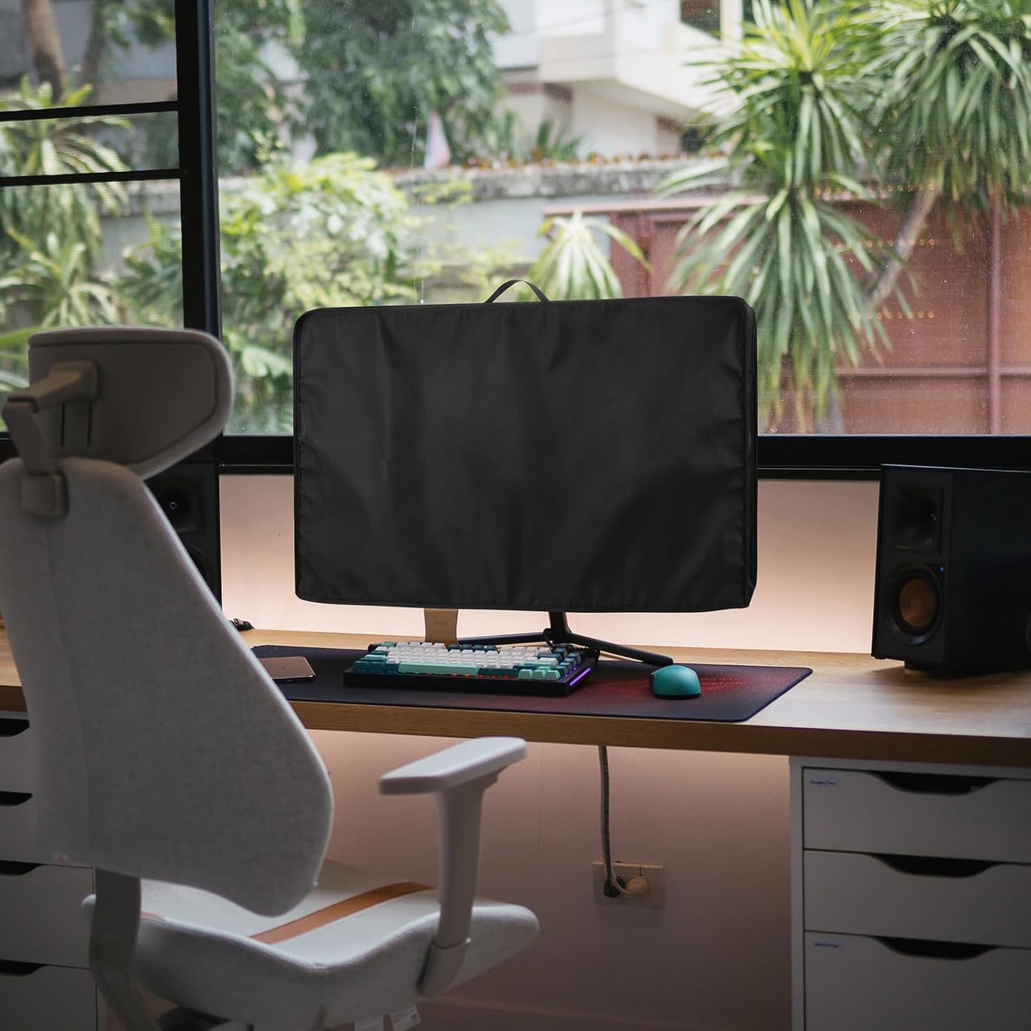 26, 27, 28, 29 inch 27 inch, 26-29 inch Monitor Cover LCD/LED/HD Panel Case - Antistatic Water Resistant Monitor Dust