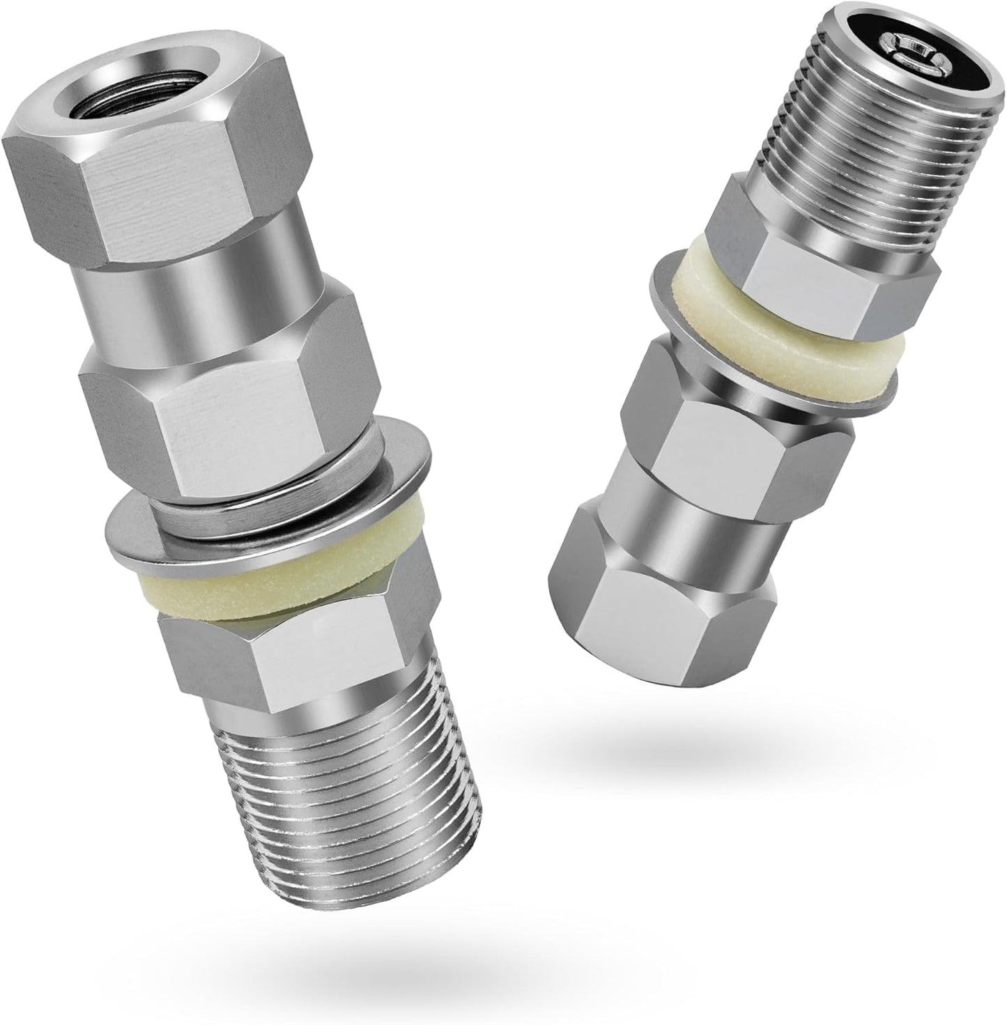 Anina 2pc SO-239 3/8 24 CB Radio Antenna Stub Mount Heavy Duty Stud Mount for CB Radio Antenna Standard X Threaded
