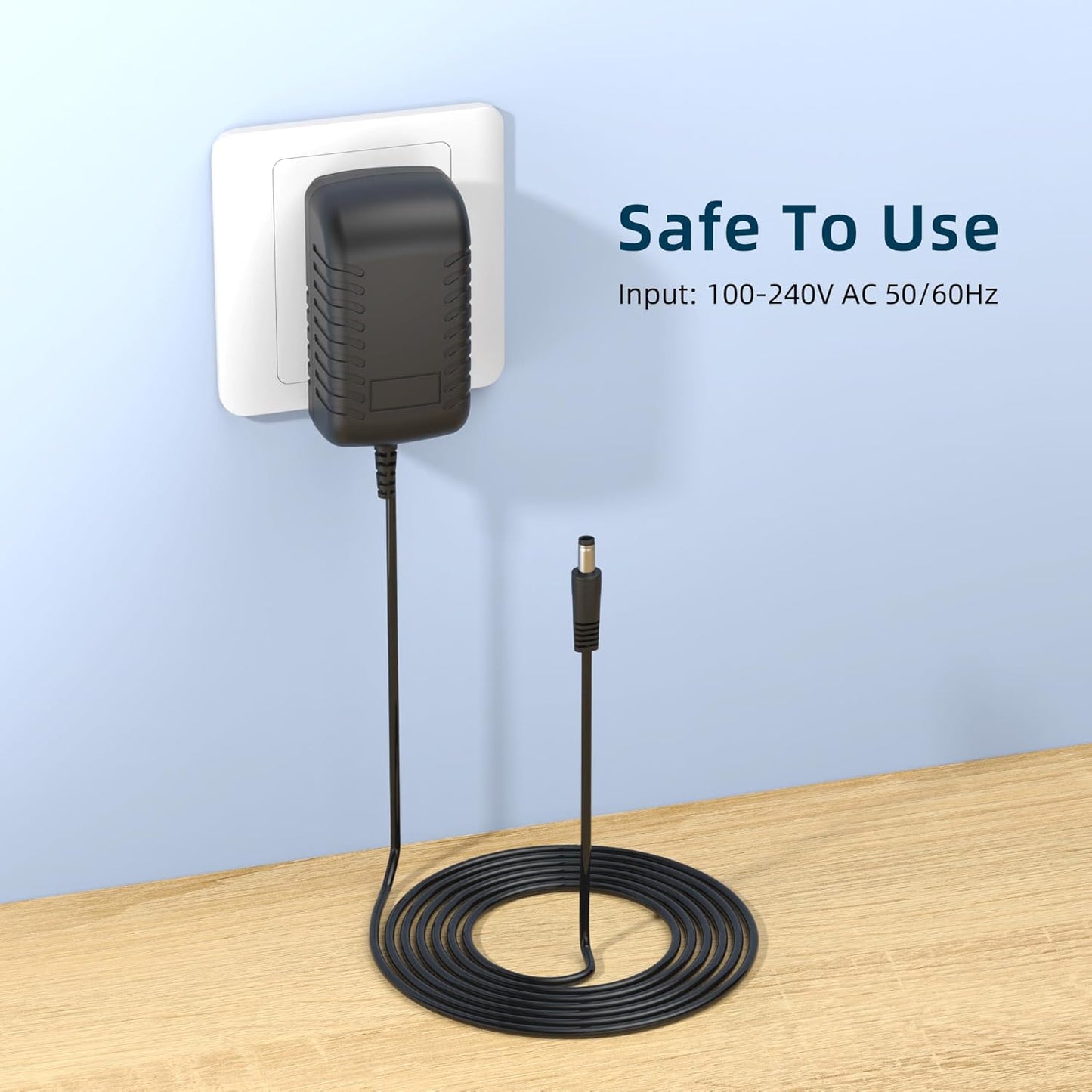 DHJWKFEDH HB24 HB32 HB32RX AC Adaptor Charger Compatible with HelloBaby Wireless Audio Video Baby Monitor Power Supply