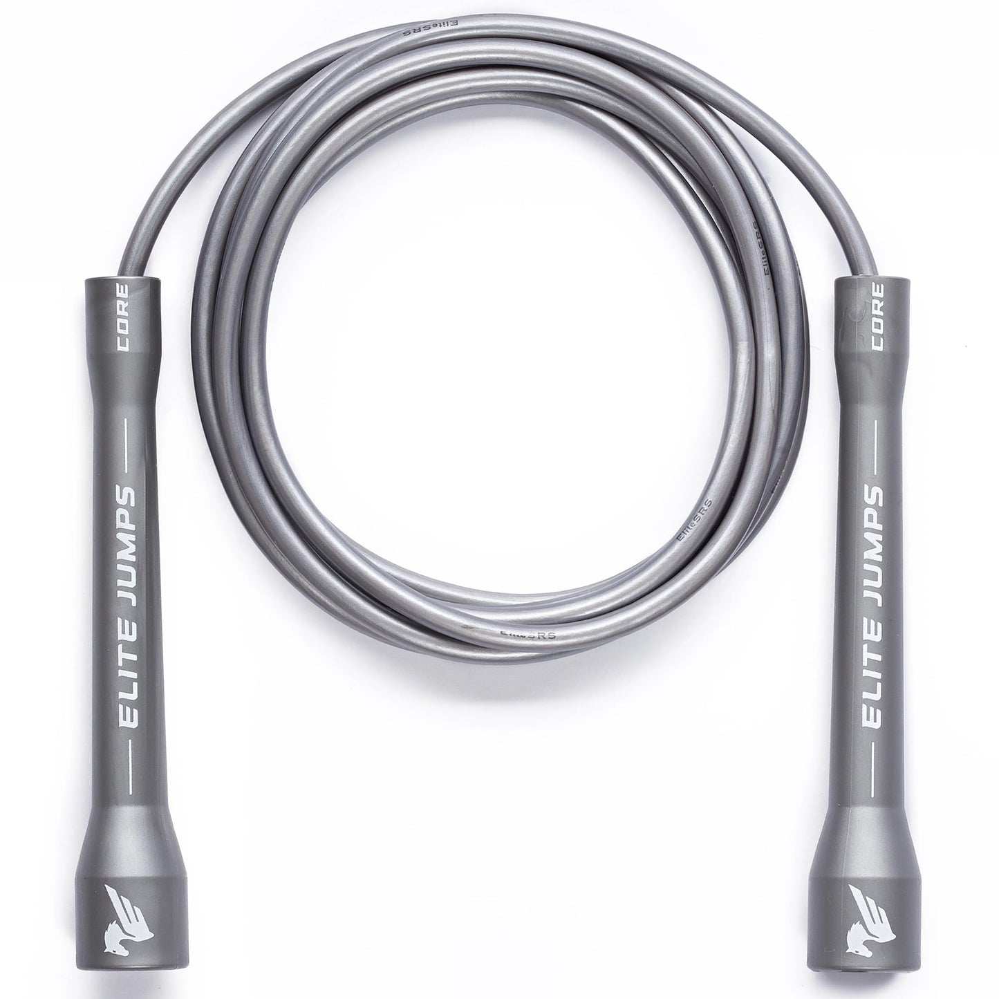 Elite Jumps Core Speed Jump Rope - 5mm PVC Fitness Skipping Rope for Boxing, Cardio & Training - Adjustable 10ft Length for All Heights, Durable Indoor/Outdoor Workout Equipment, Made in USA