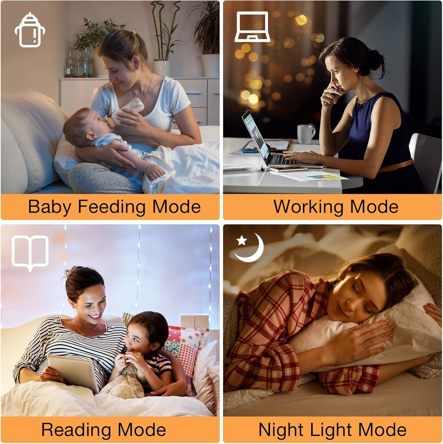 Ambimall Modern Floor Lamp - 64" Adjustable Brightness & Color Temperature with Remote Control | Ideal for Living Room, Bedroom, Office