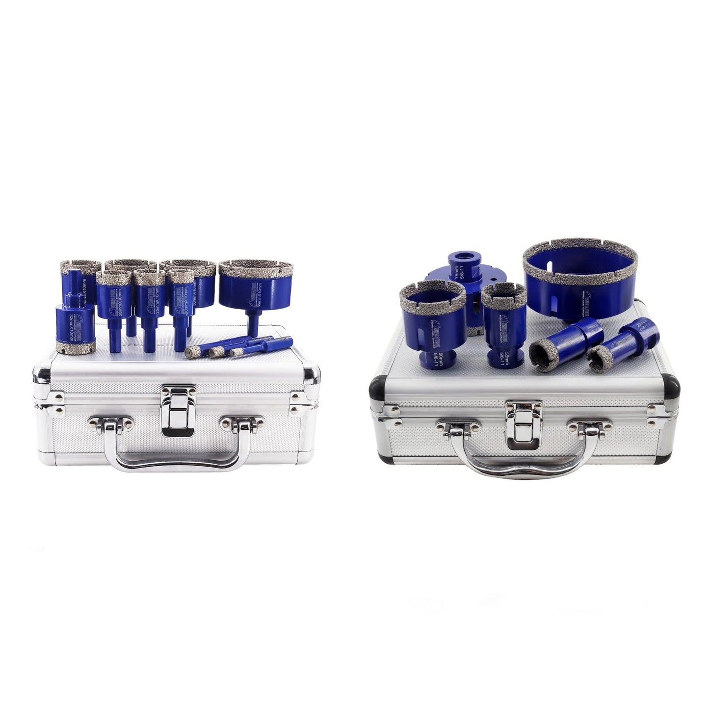 SHDIATOOL Diamond Drill Core Bits Set for Porcelain Triangle Shank Hole Saw Cutter for Tile Marble Ceramic Granite on Drill Machine