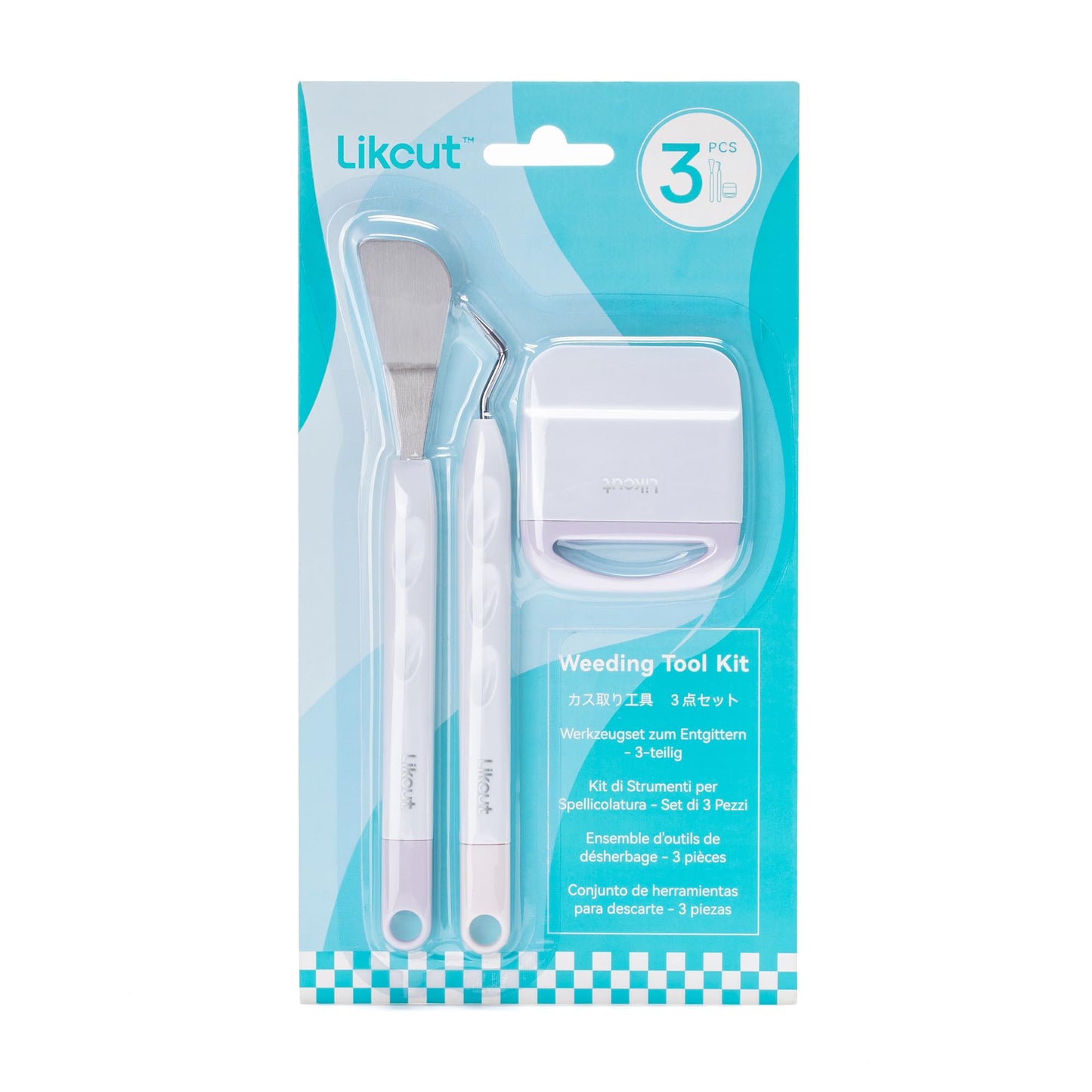 Likcut Portable Vinyl Cutter with Weeding Tools Set, Craft Weeding Tool Kit for Vinyl, Iron-On & Paper Projects, 3pcs Weeding Kits