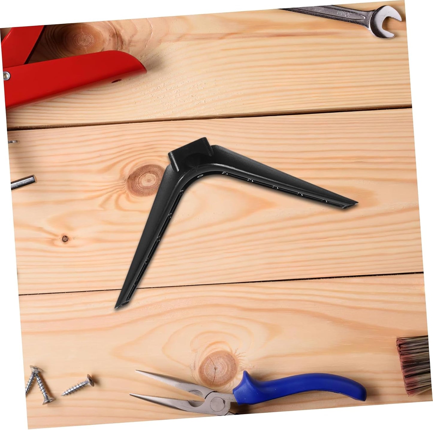 Cabilock 1 Set No Drill Television Stand Bracket Heavy Duty Support for Tvs Monitors Projectors Elegant Design Easy