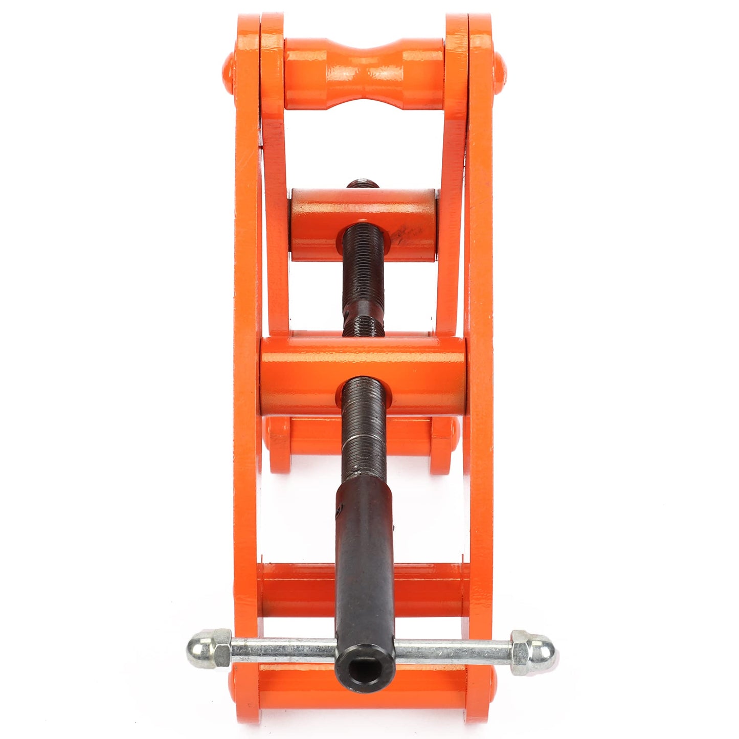 MYOYAY Beam Clamp 11000lbs/5ton Capacity Vertical H Beam Clamp Lifting 3.1-12.6 Inch Opening Range for Rigging Heavy Duty Steel Beam Clamp Tool, Orange