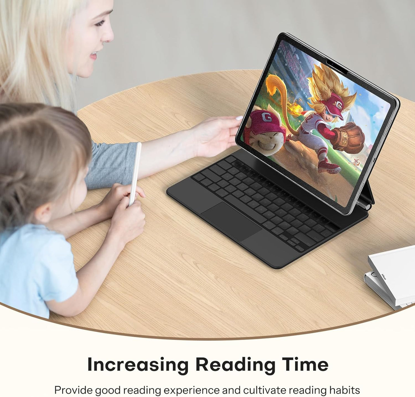11 Inch 6/5th M5 2025/M4 2024, OMOTON PAPERSENSE Paper Screen Protector for iPad Pro Gen Write like on Paper, Matte