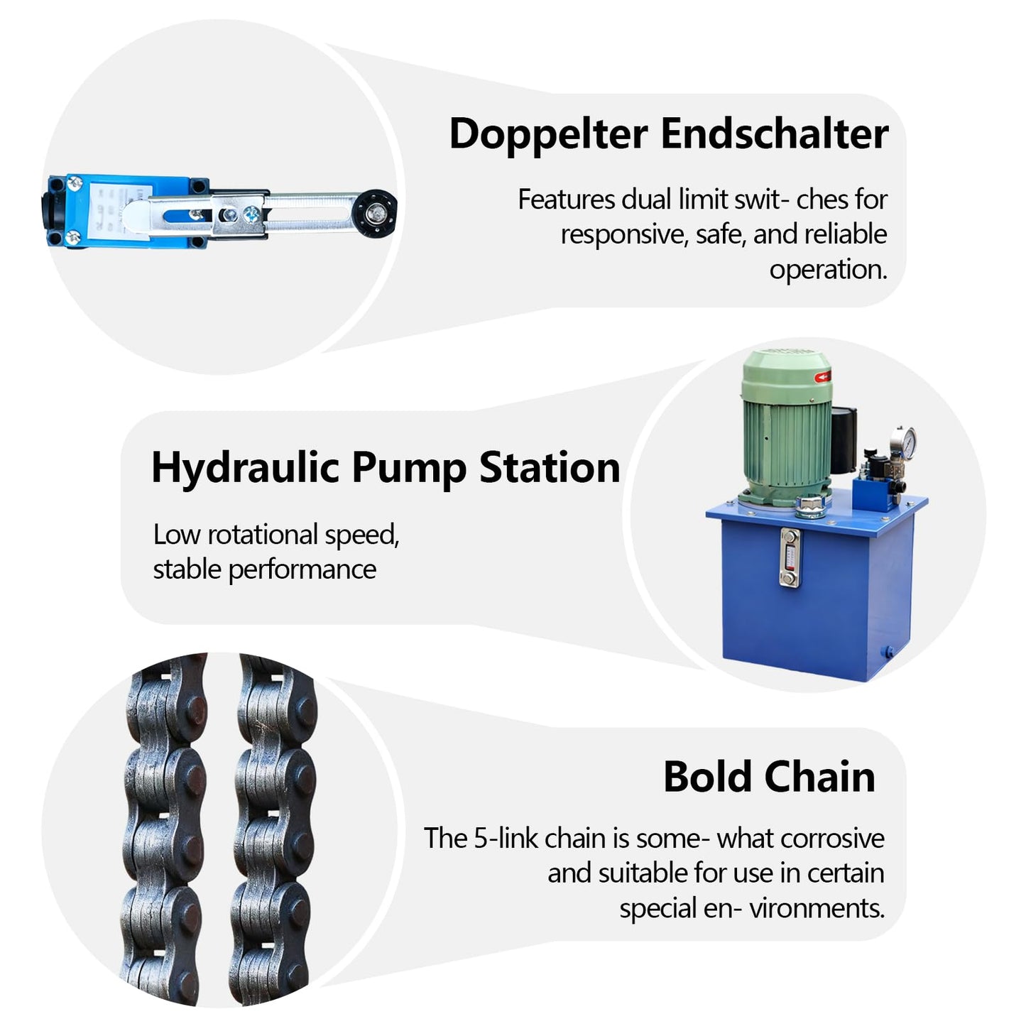 1 Ton (2200LB) Load Capacity Electric Lifting Platform, Small Home Elevator, Wall-Mounted Hydraulic Lifting Platform – Suitable for Factories, Logistics, and Residential Use.(9.8FT Lifting Height)