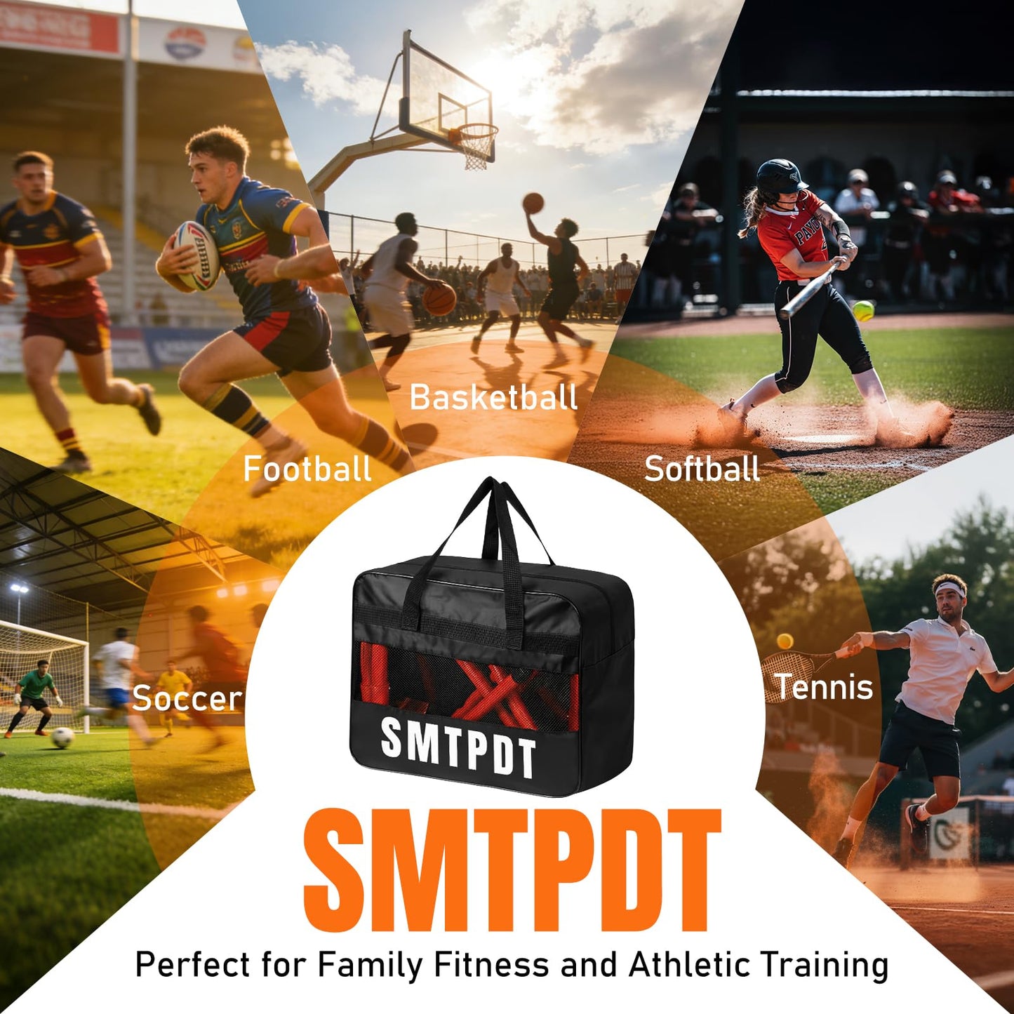 Speed and Agility Training Equipment: 5 Adjustable Agility Hurdles. 20ft Agility Ladder, Soccer Training Equipment Set for Kids Youth Adults