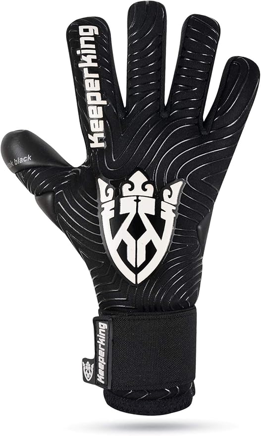 Professional Soccer Goalie Gloves Kids, Boys, Youth, Adult, Men- Football Goalkeeper Glove Strong grip palm protection Giga latex 4mm Double elastic Wrist with Negative cut, Slim(Size 6-11)