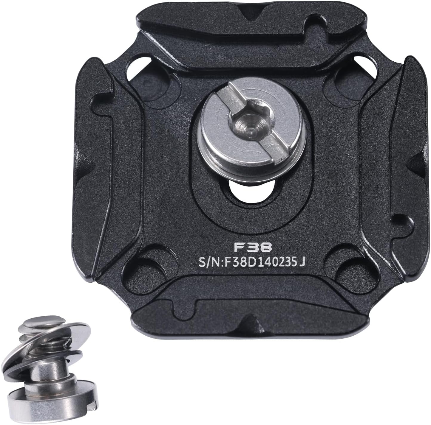 FALCAM F38 V2,Compatible -3301 Quick Release Plate with Arca Swiss, Anti-Slip Plate for DSLR/Mirroless Camera