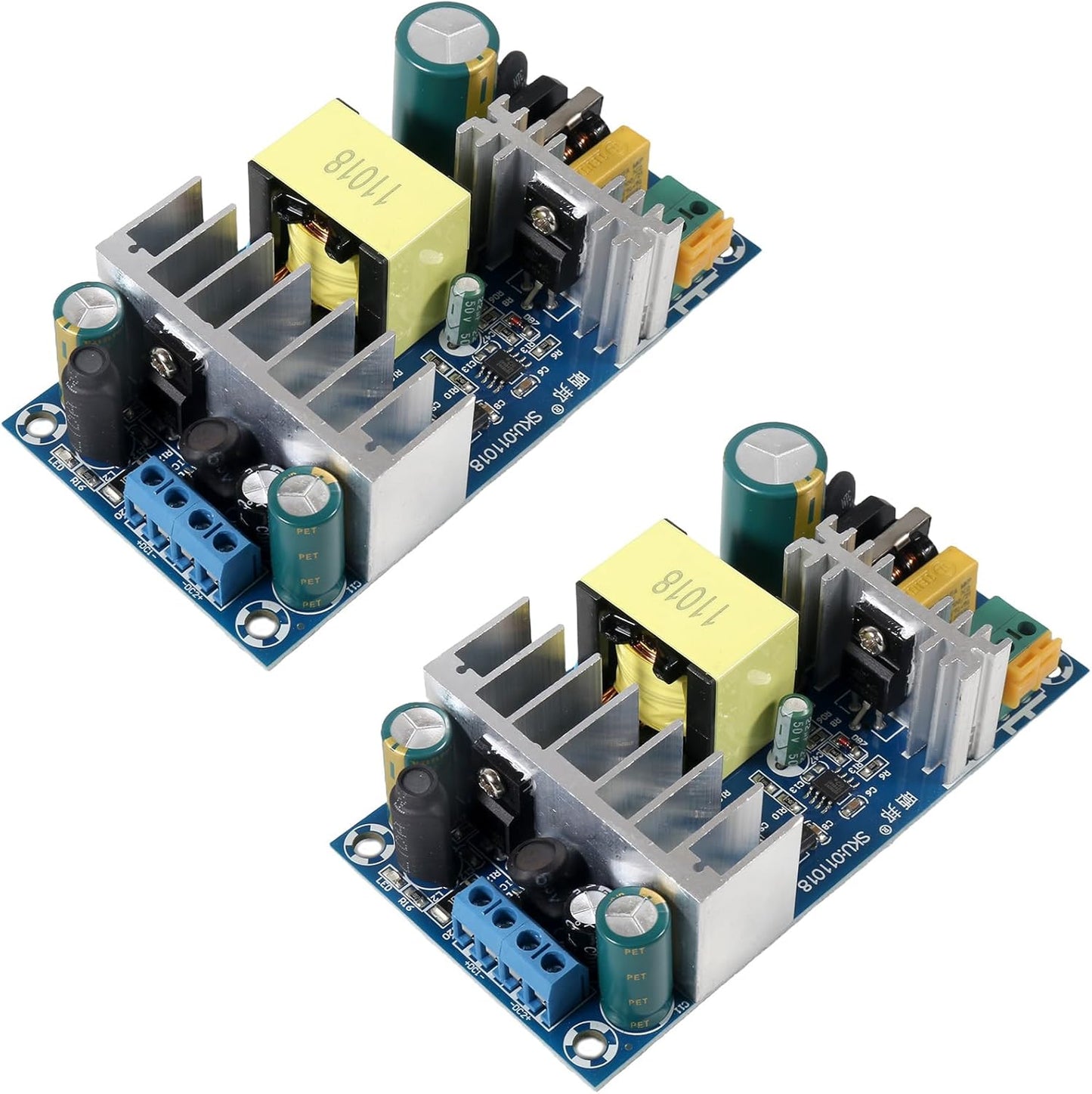 ATNSINC 2PCS 24V 4A 12V 1A 120V (100-260V) 24V 12V 100W 24V 4A 12V 1A) AC to DC Isolated Power Supply Module DC Dual