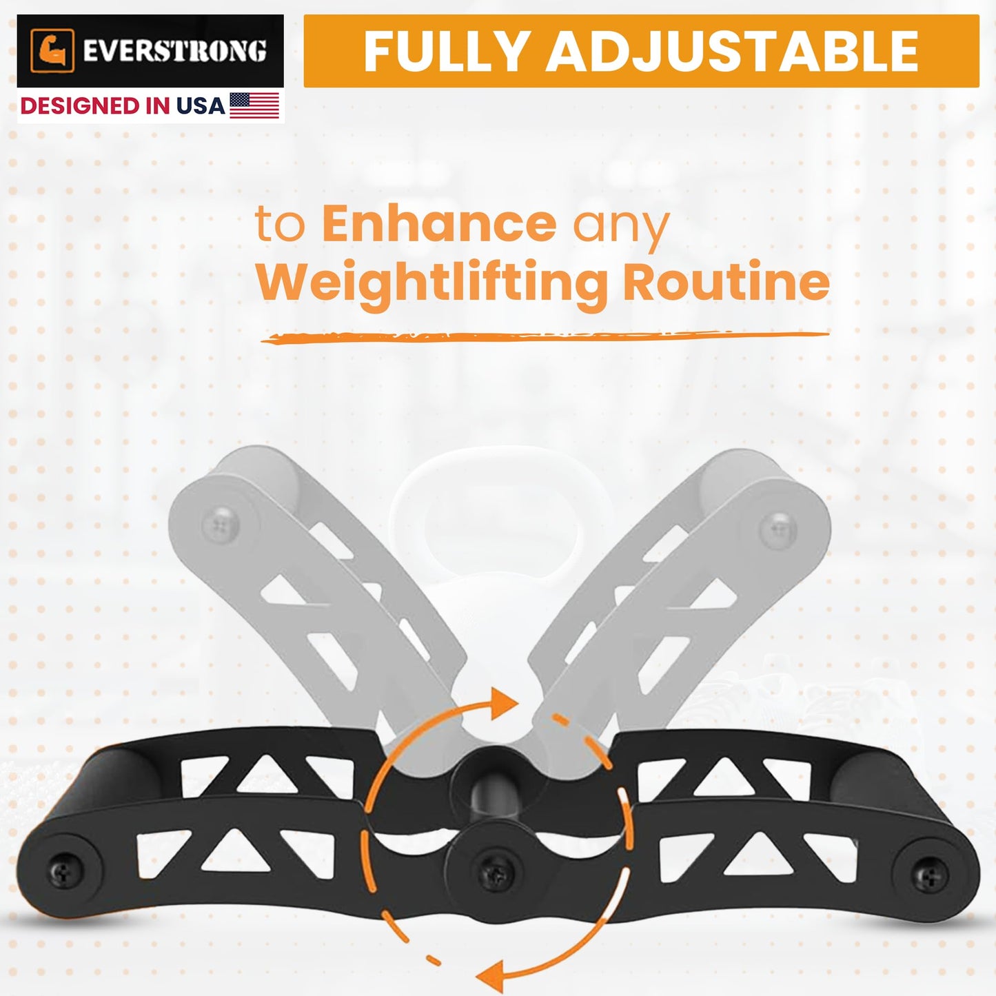 T Bar Row Attachment with V Bar Attachment Landmine Handle - 360 Swivel Landmine for Barbell Grips for Full-Body Workout in Home Gym - Small Spaces - Deadlifts, Squats, and More by EVERSTRONG