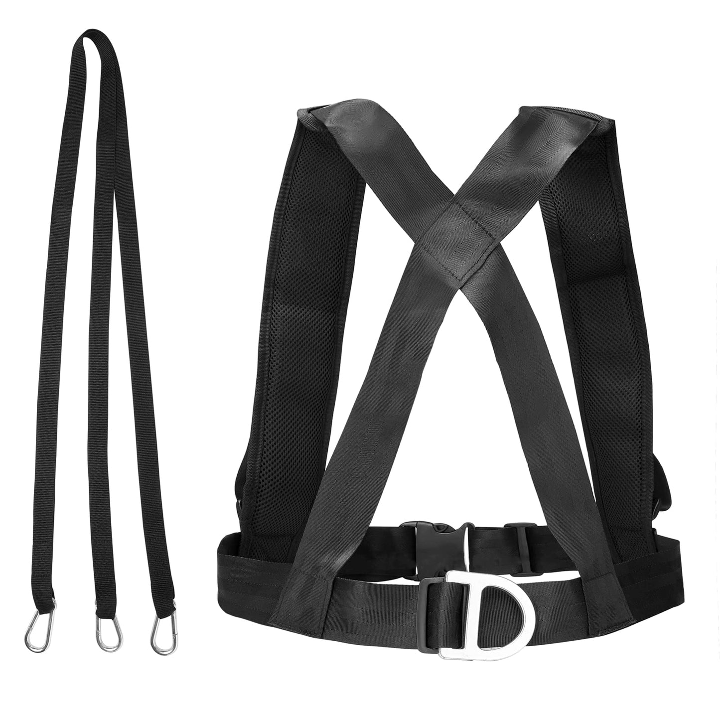 MOPHOEXII Youth Sled Harness,Sled Harness for Kids with Pull Strap, Tire Pulling Resistance Speed Training