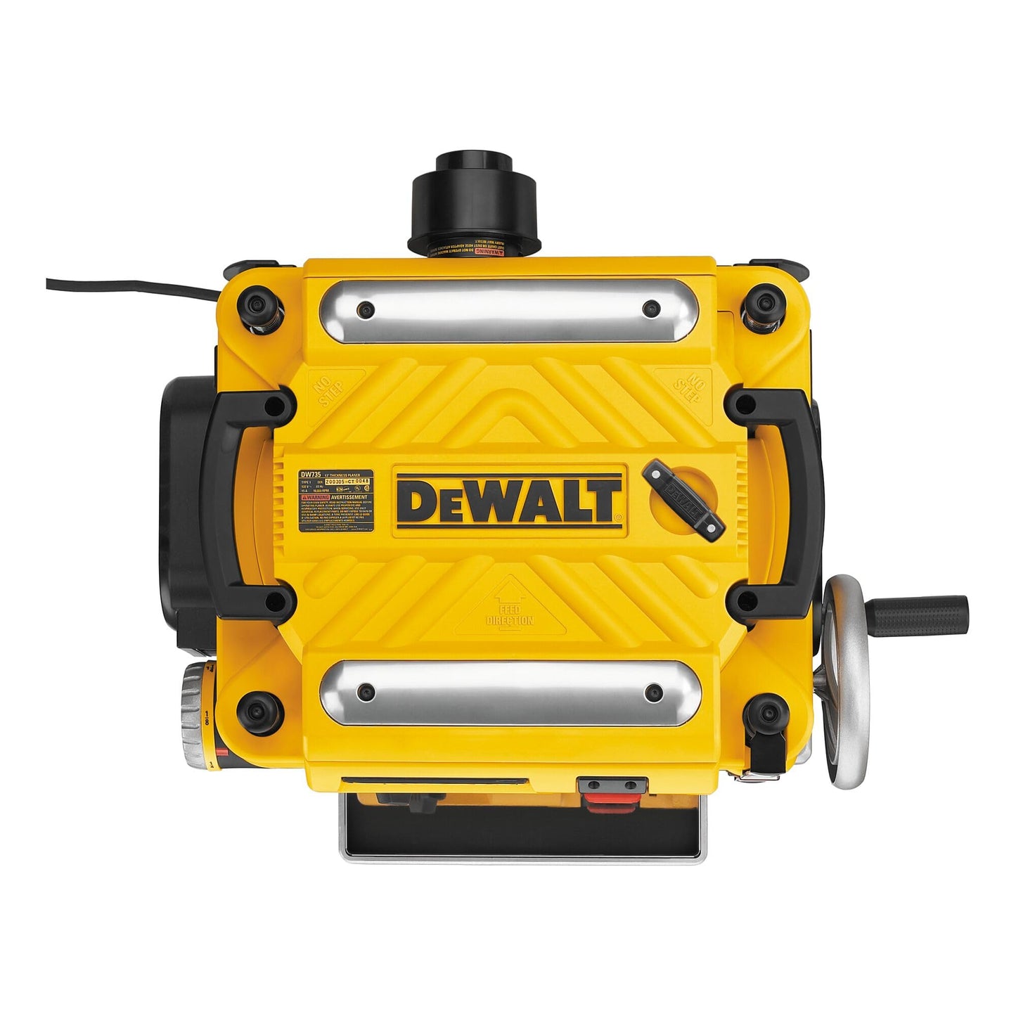 DEWALT Planer, Thickness Planer, 13-Inch, 3 Knife for Larger Cuts, Two Speed 20,000 RPM Motor, Corded (DW735)
