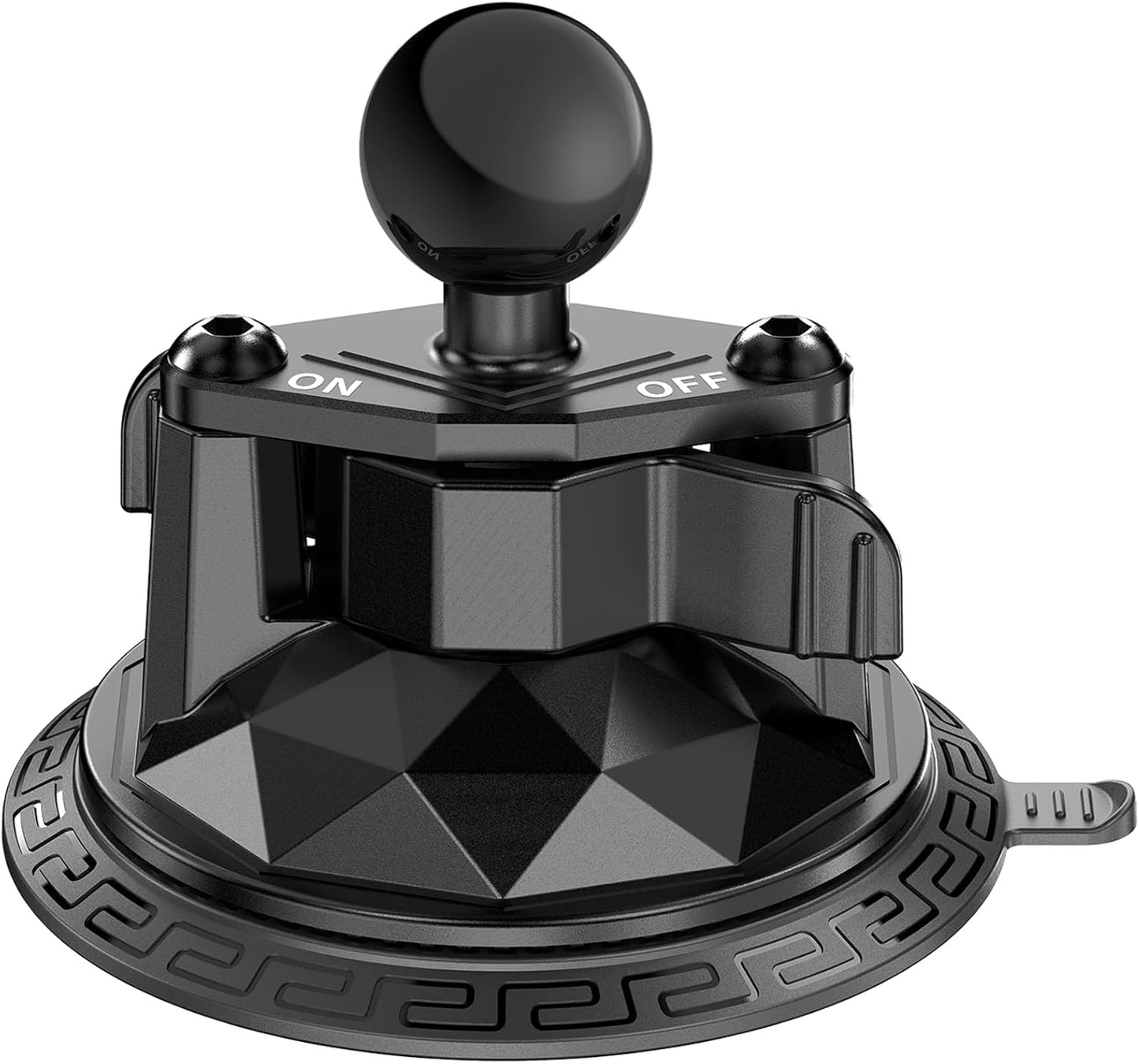 VAZESWIN 1" 3.5" 1" Insta360 Ball Twist-Lock Suction Cup Mount, Large Suction Cup Base for Vehicle Windshields