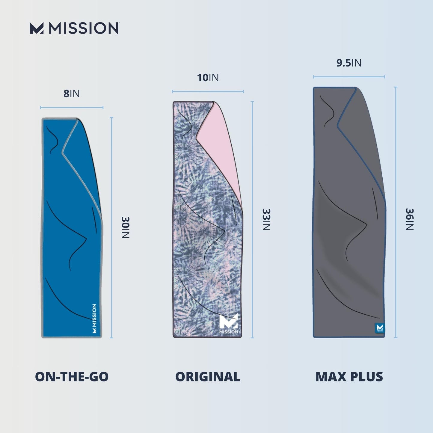 MISSION Original Cooling Towel, Twist & Shout Honeydew - Soft, Durable Microfiber - Cools Up to 2 Hours - UPF 50 Sun Protection - Machine Washable