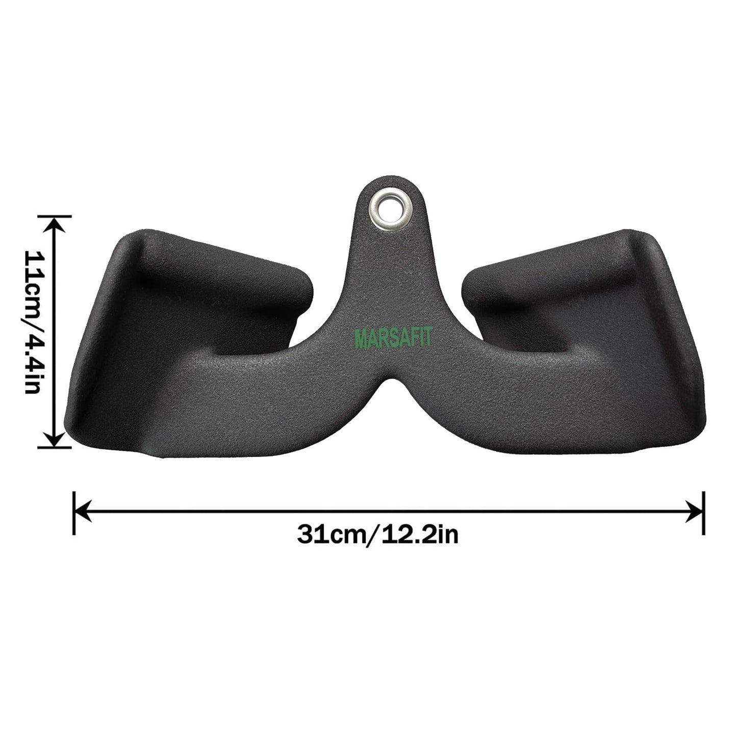 Home Gym Fitness Rowing T-bar V-bar Pulley Cable Machine Attachments, Bicep Curl Tricep Lat pulldown Bar Back Strength Training Handle Grips Lat Pull Down Bar Press Down Exercises (Length 9")