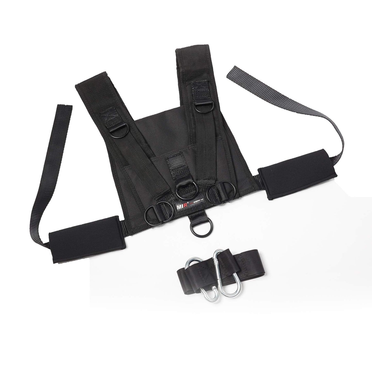 MiR BHAR Sled Harness with (Optional) Sled Harness, Without Sled, Black