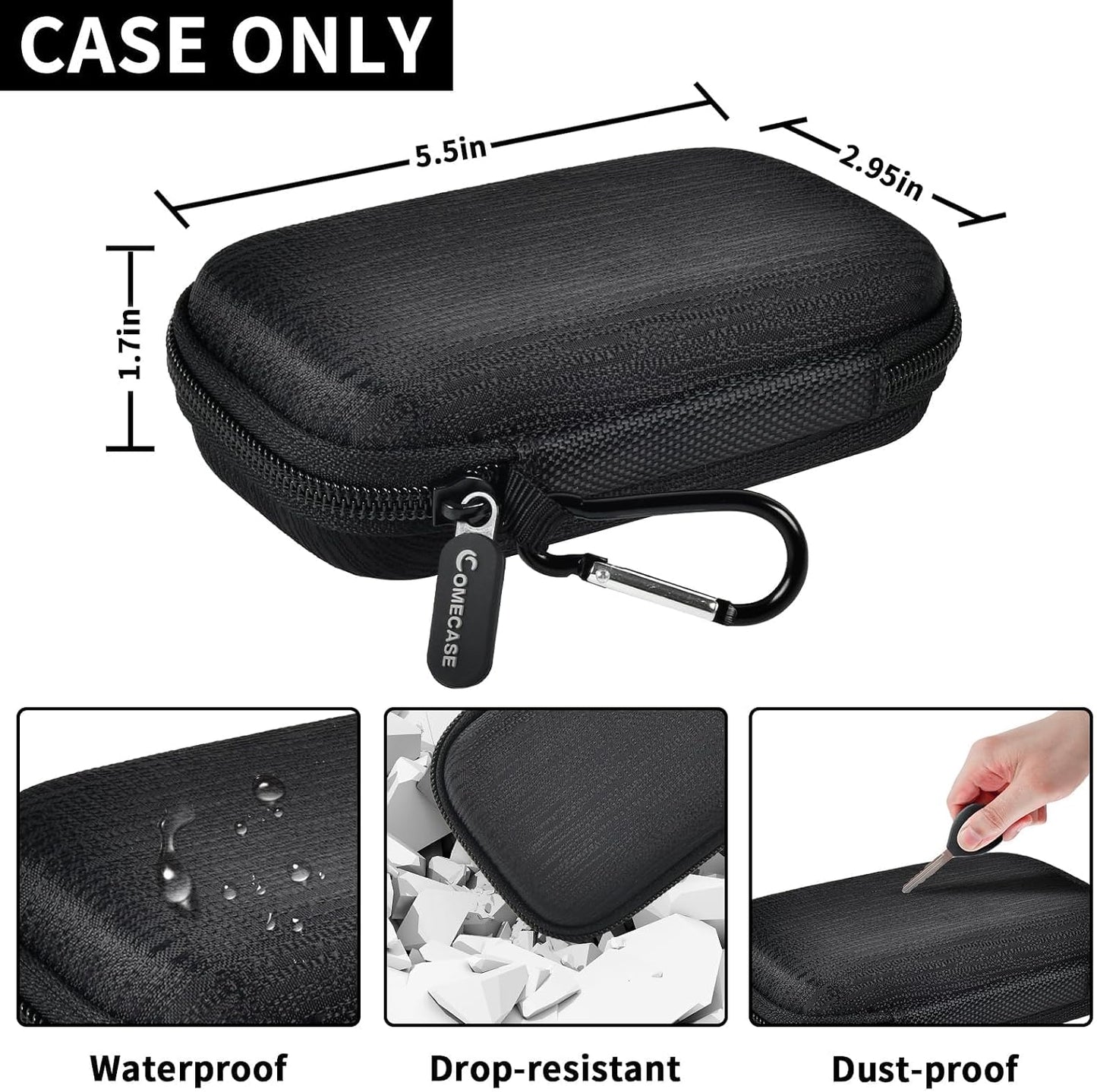 Comecase MP3 TIMMKOO/for 4 Inch Mp4 Player Cases & Covers for Luoran/for innioasis/for MYMAHDI Full Screen Touch Music