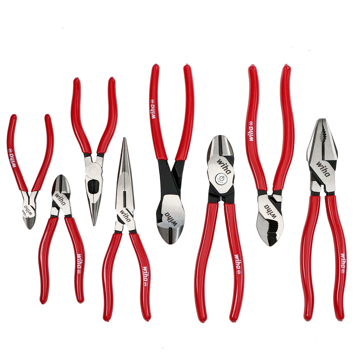 Wiha 34682 8 Piece Classic Grip Pliers and Cutters Tray Set