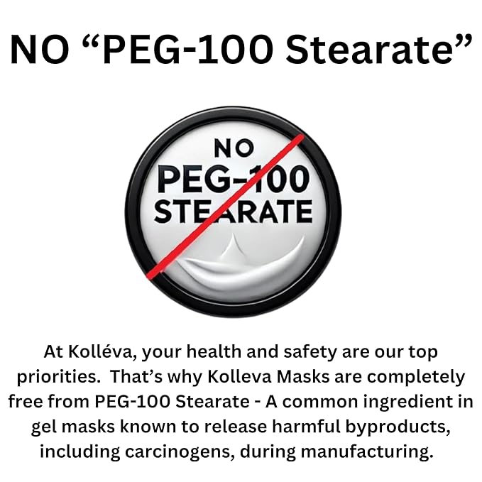 Kolléva Collagen Hydrogel Masks ?“Instant 2-Hour Glow | 4 Clinical Level Masks | U.S. Skincare Innovation