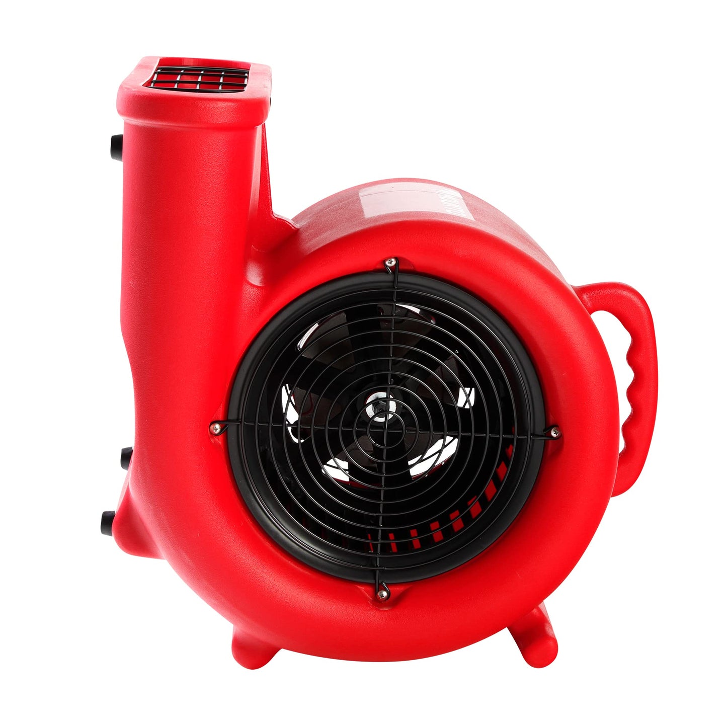 Mounto 1/3hp Air Mover 2000cfm Carpet Dryer Blower Floor Drying Fan - 3-Speed Air Mover w/Dual GFCI Outlet, 25ft Power Cord for Drying, Cooling, Air Circulation (Red)
