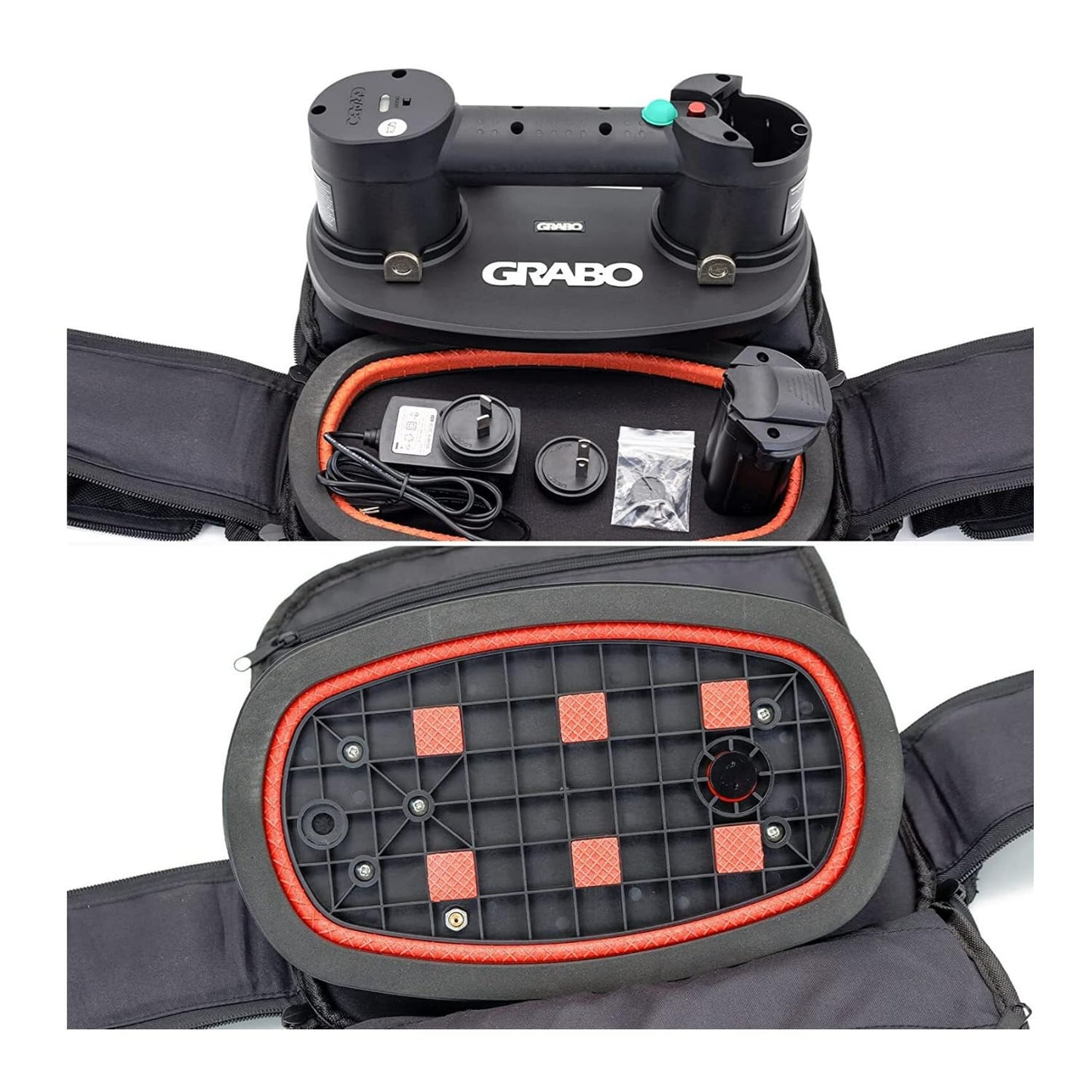GRABO Nemo Grabo Electric Vacuum Suction Cup Lifter with 375 lb Maximum Load Capacity, Includes Battery and Seal