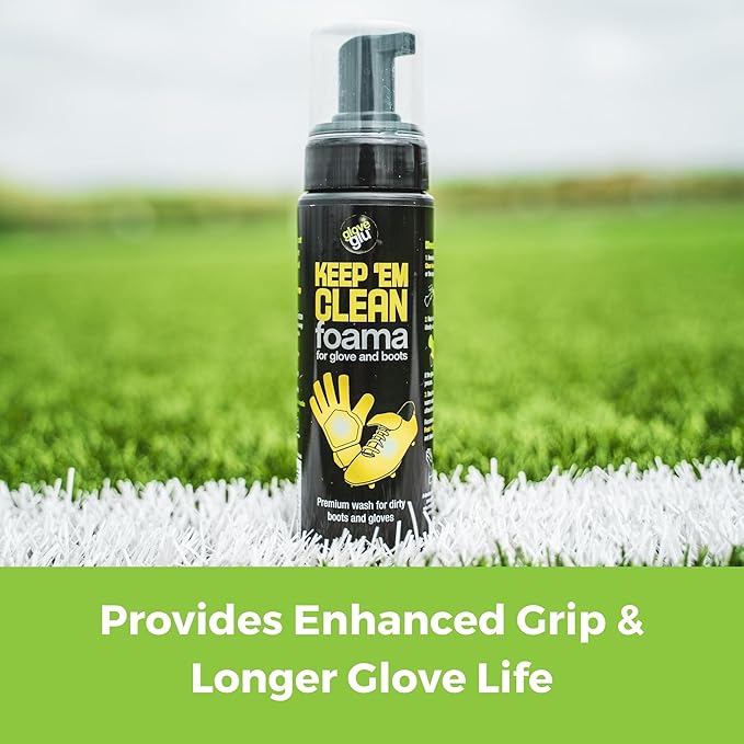 Glove Glu Keep 'Em Clean Foama for Goalkeeper Gloves and Football Boots, 200ml