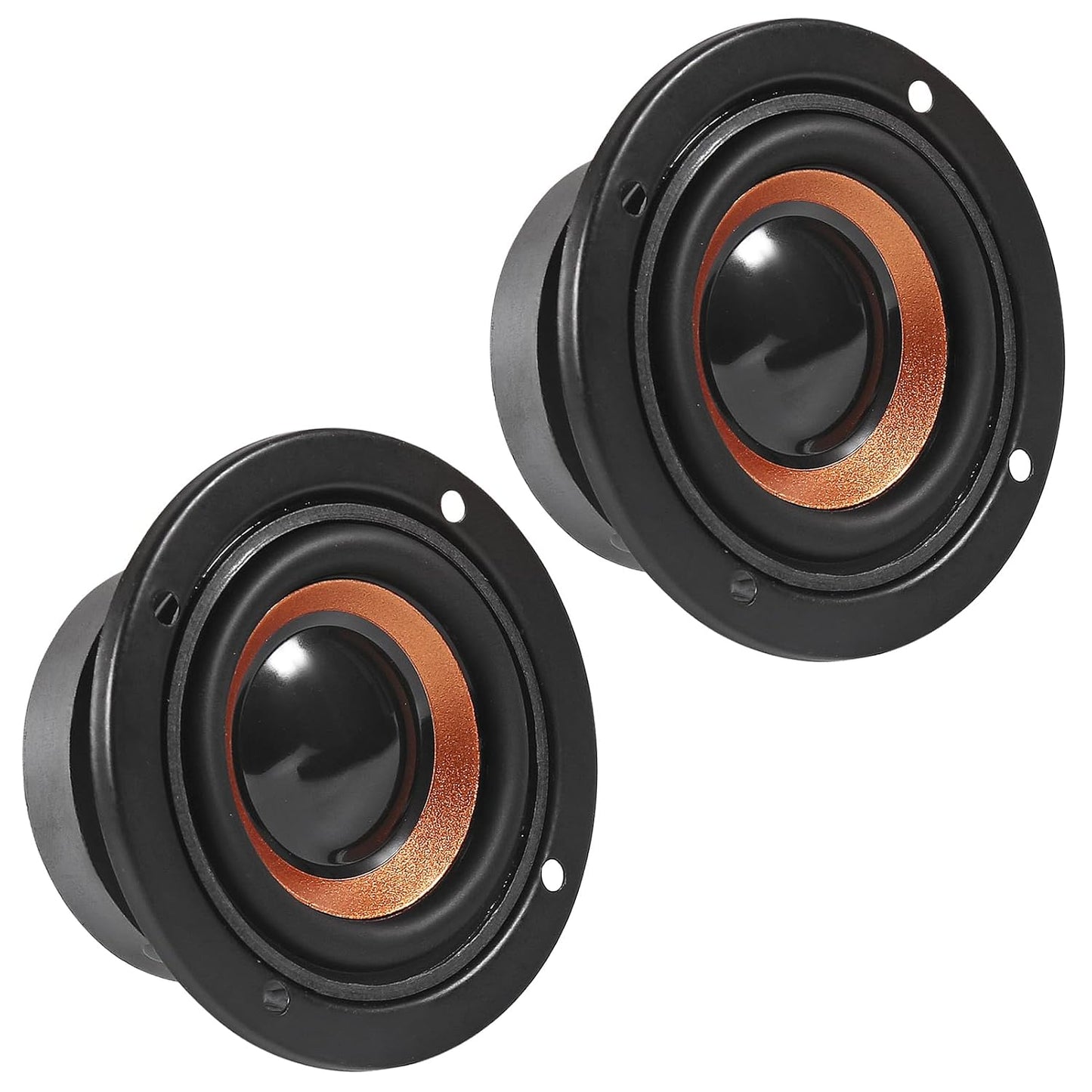 DWEII 2-Pack 2-Inch 4 5W 63mm Ohm Speakers, Audio Round Bass Speakers, DIY Home Amplifier Subwoofers, Coaxial