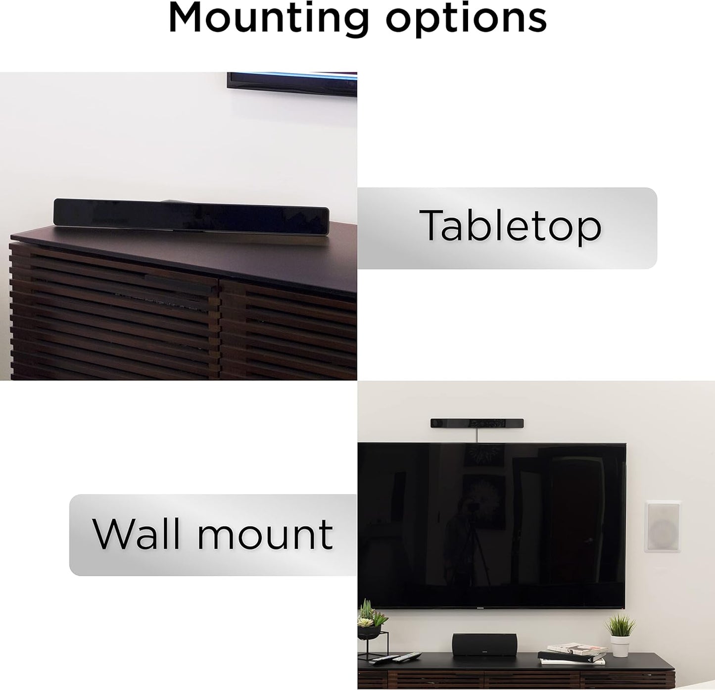 UltraPro 4K 1080P 47331 Amplified TV Antenna, Indoor Bar Design, Long Range, Supports HD Digital VHF UHF, Smart TV