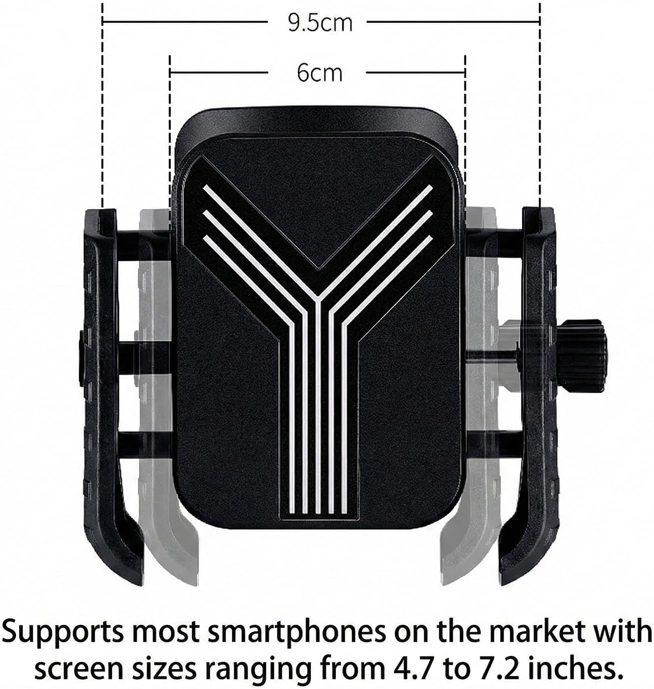 BOROLA 2-in-1 360 4.7-7.2 Wrist & Arm Phone Holder, Rotatable Universal Sports Phone Mount for Running Cycling Gym.