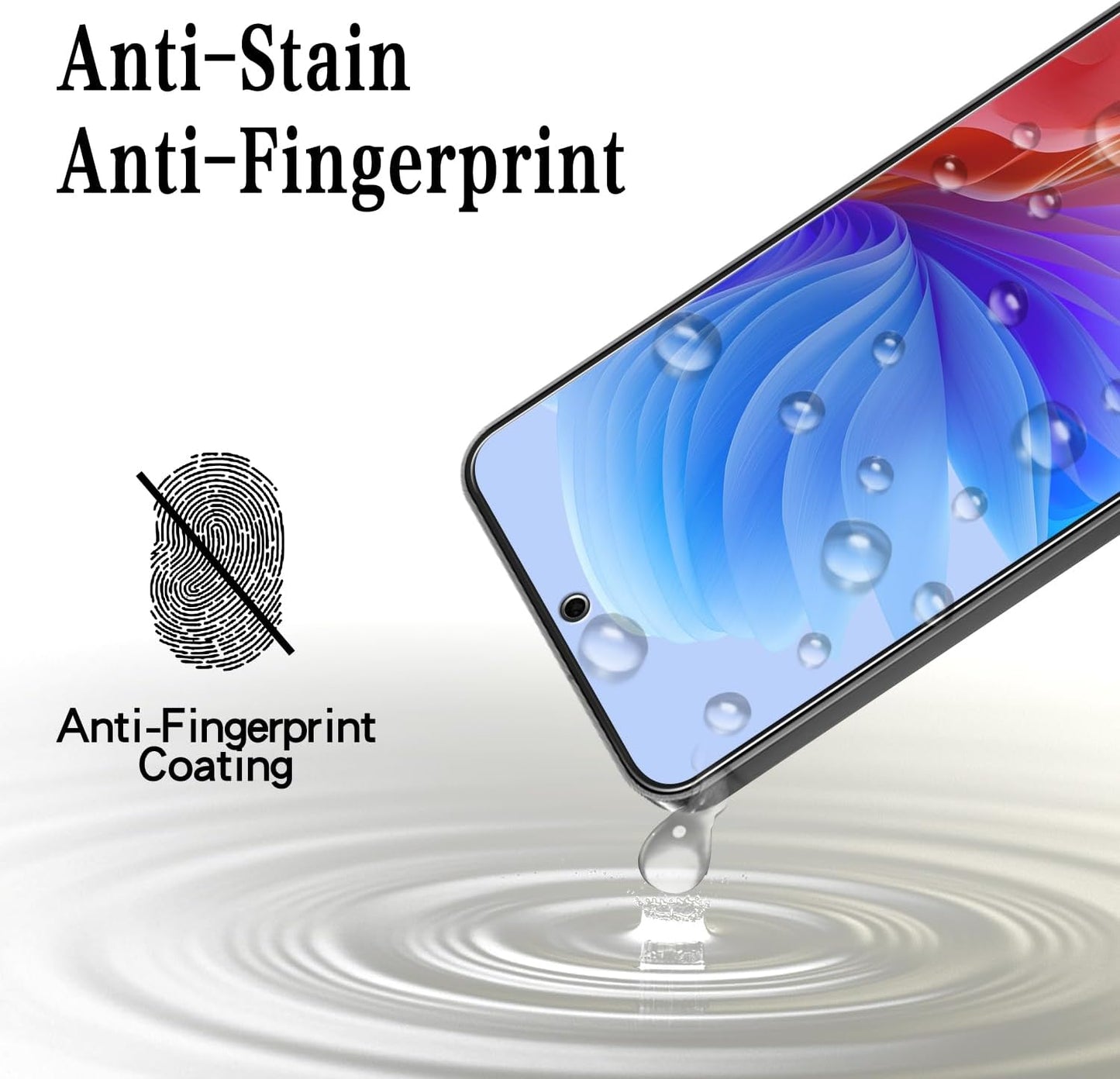 [2-Pack S24 5G 9H MAYtobe Designed for Samsung Galaxy FE Screen Protector Tempered Glass, Hardness, Anti Scratch, Easy