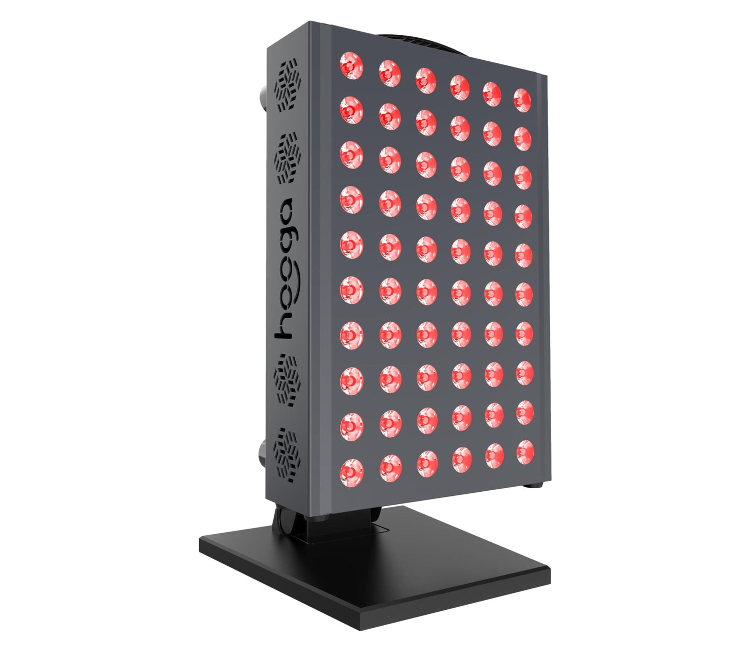 Hooga Red Light Therapy Panel Device – 660nm Red & 850nm Near Infrared Light Therapy, LED Light Therapy Lamp for Face & Body, Dual Chip LEDs, Timer, Adjustable Stand – PRO300